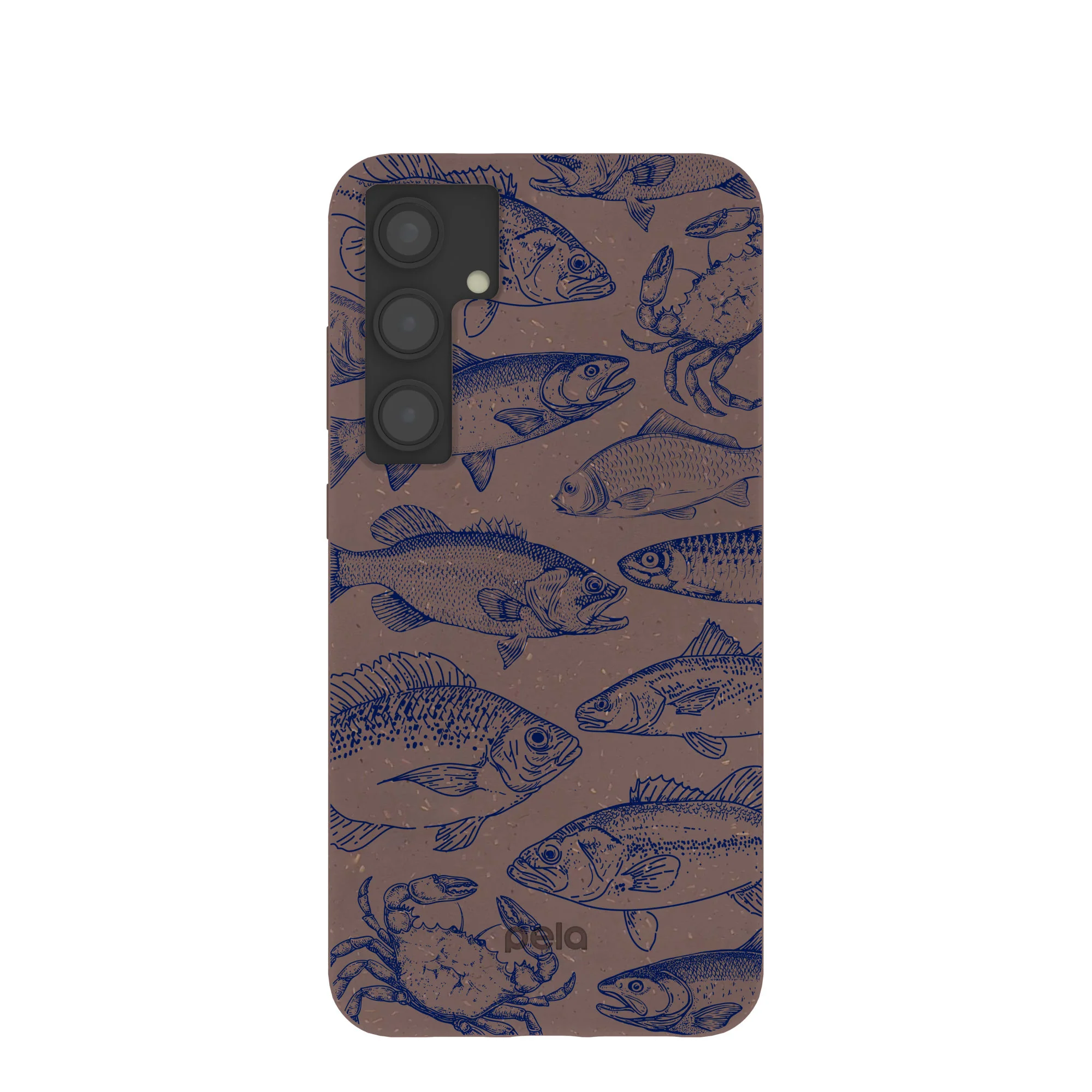 Chocolate Brown Vintage Catch Samsung Galaxy S24+(Plus) Case