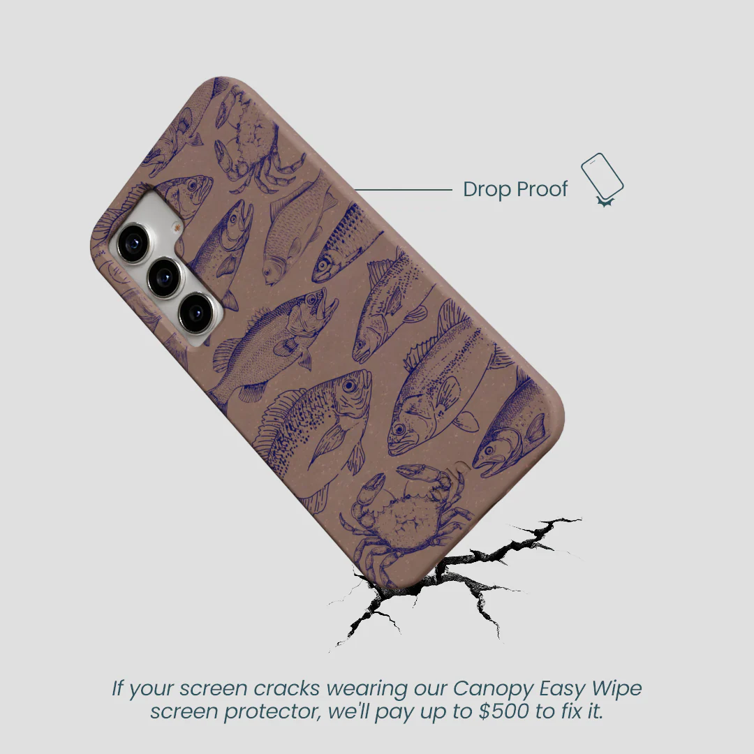 Chocolate Brown Vintage Catch Samsung Galaxy S25 Case - Image 5