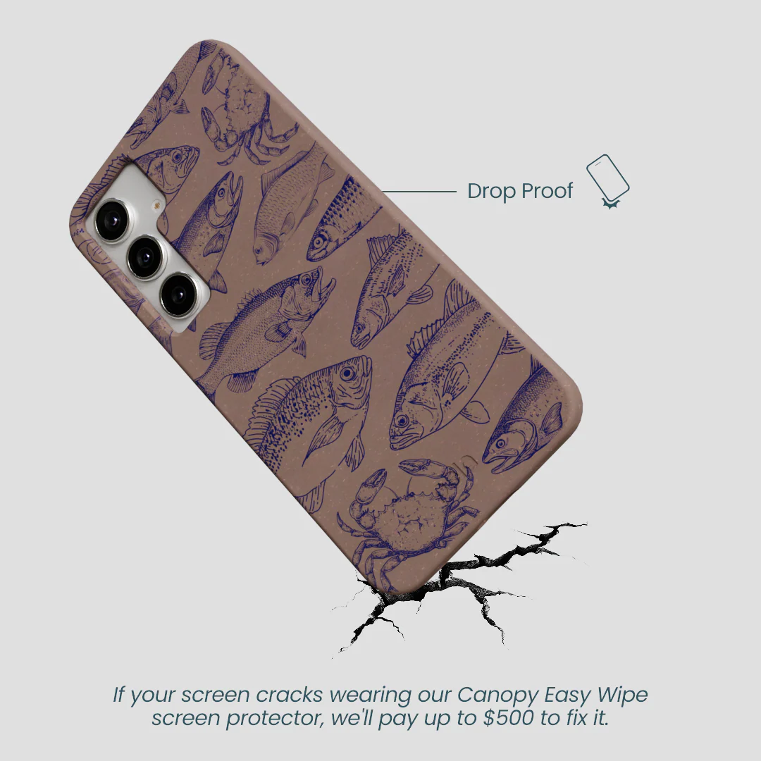 Chocolate Brown Vintage Catch Samsung Galaxy S25+(Plus) Case - Image 5