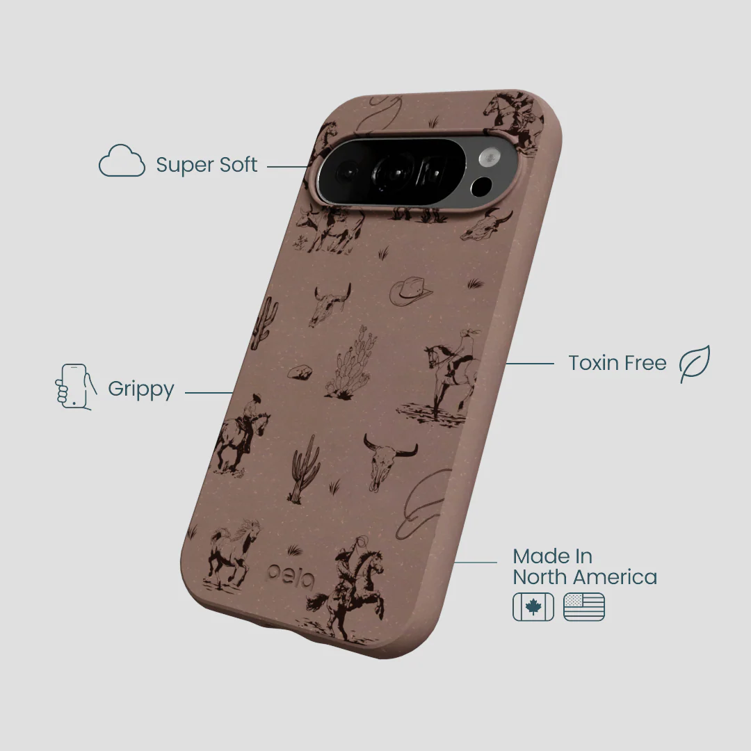 Chocolate Brown Wild Frontier Google Pixel 10/10 Pro Case - Image 4