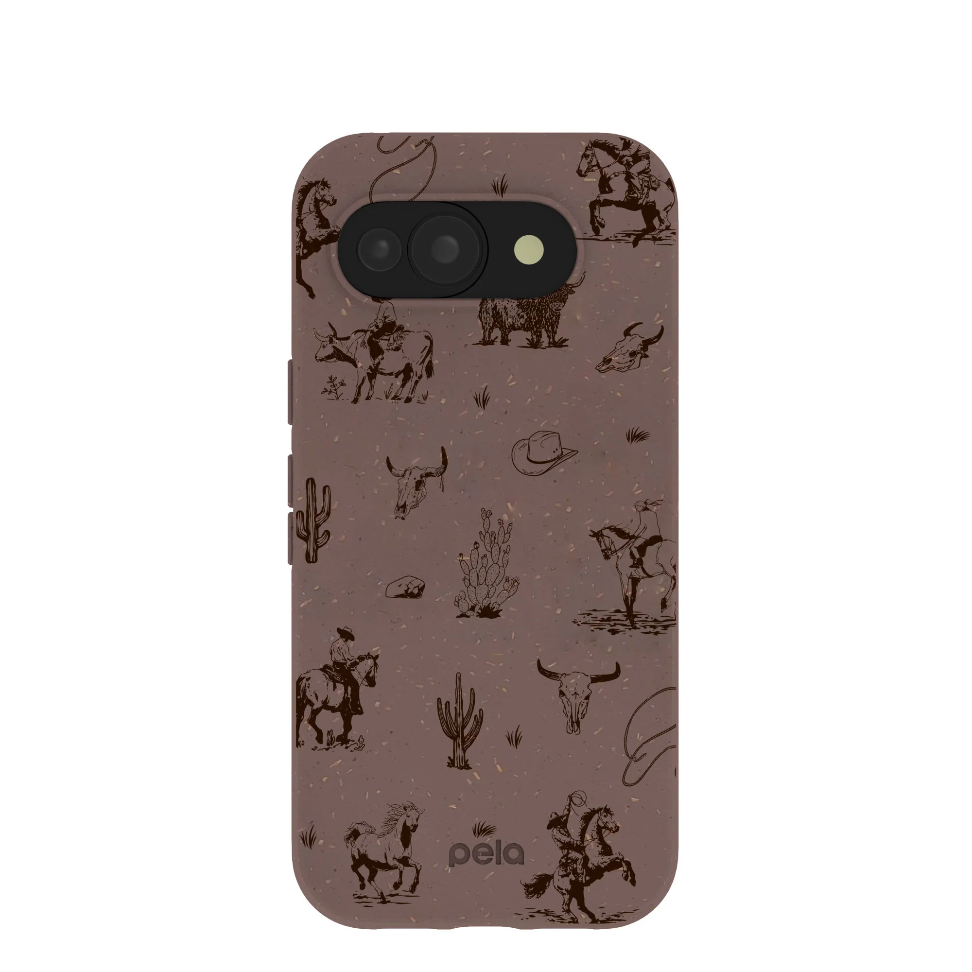 Chocolate Brown Wild Frontier Google Pixel 10a Case