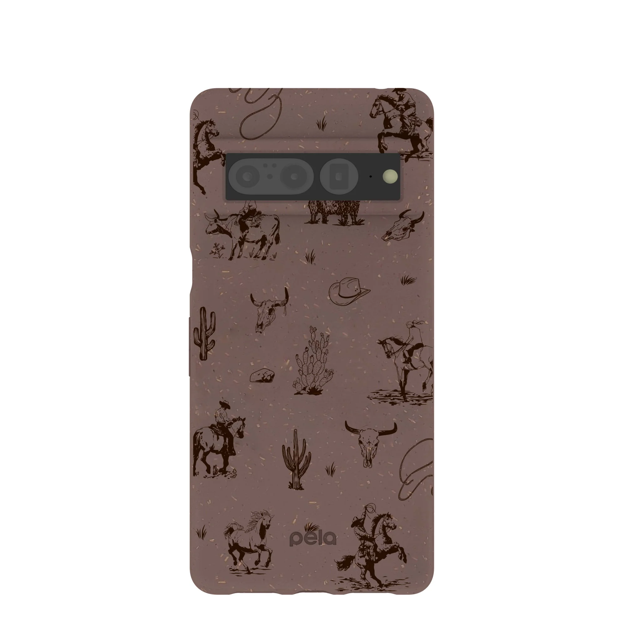 Chocolate Brown Wild Frontier Google Pixel 7 Pro Case