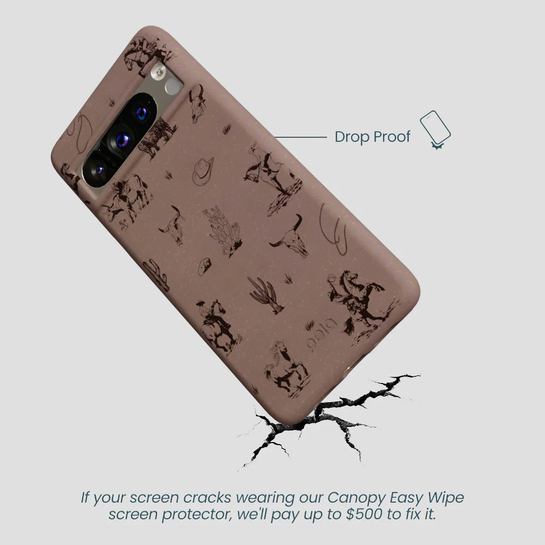 Chocolate Brown Wild Frontier Google Pixel 8 Pro Case - Image 5