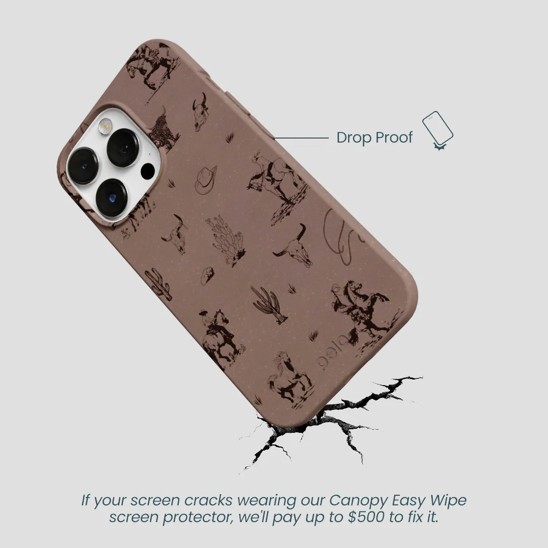 Chocolate Brown Wild Frontier iPhone 13 Pro Max Case - Image 5