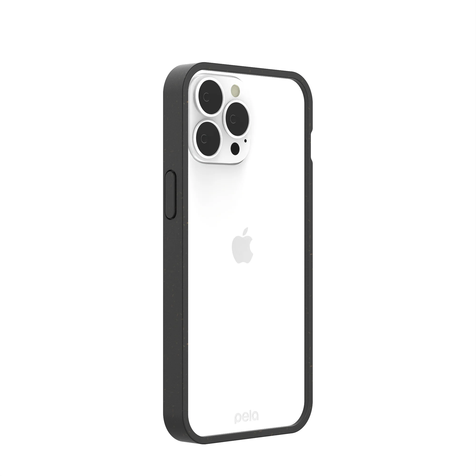 Clear iPhone 13 Pro Max Case with Black Ridge - Image 4