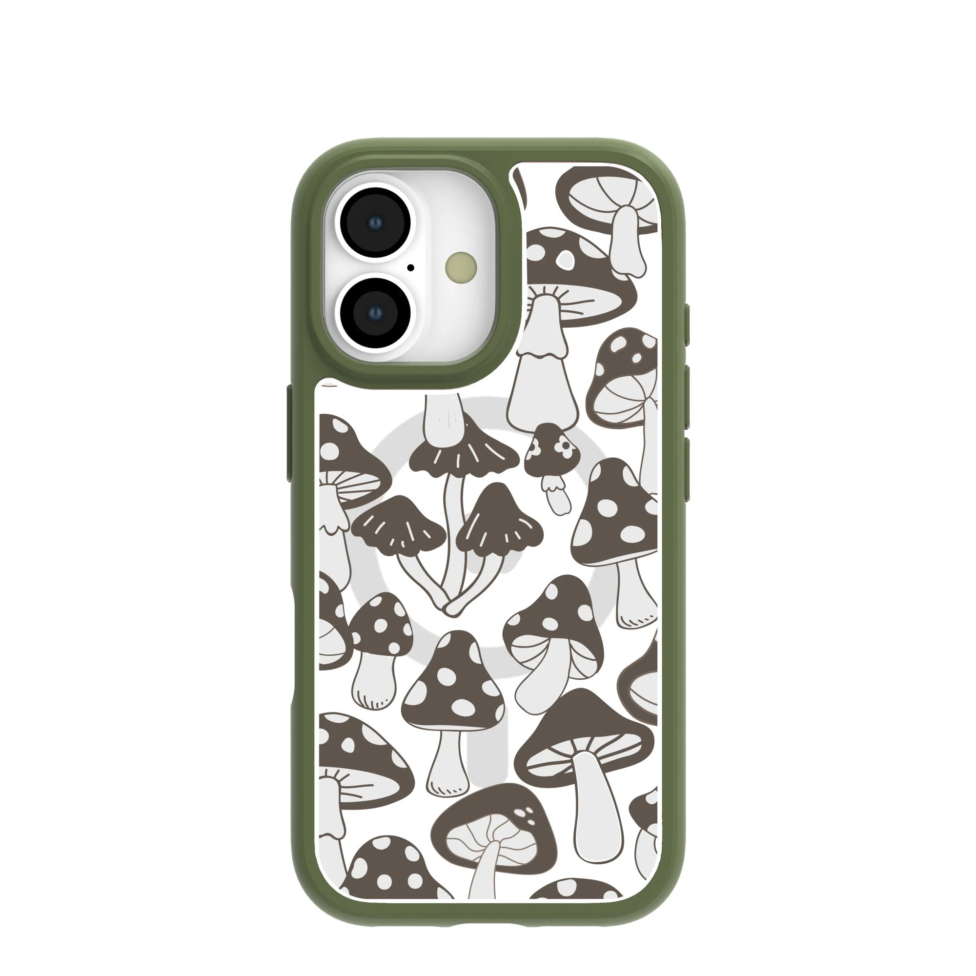 Clear Fungi Fuel iPhone 17 Case With Forest Floor Ridge (MagSafe included)