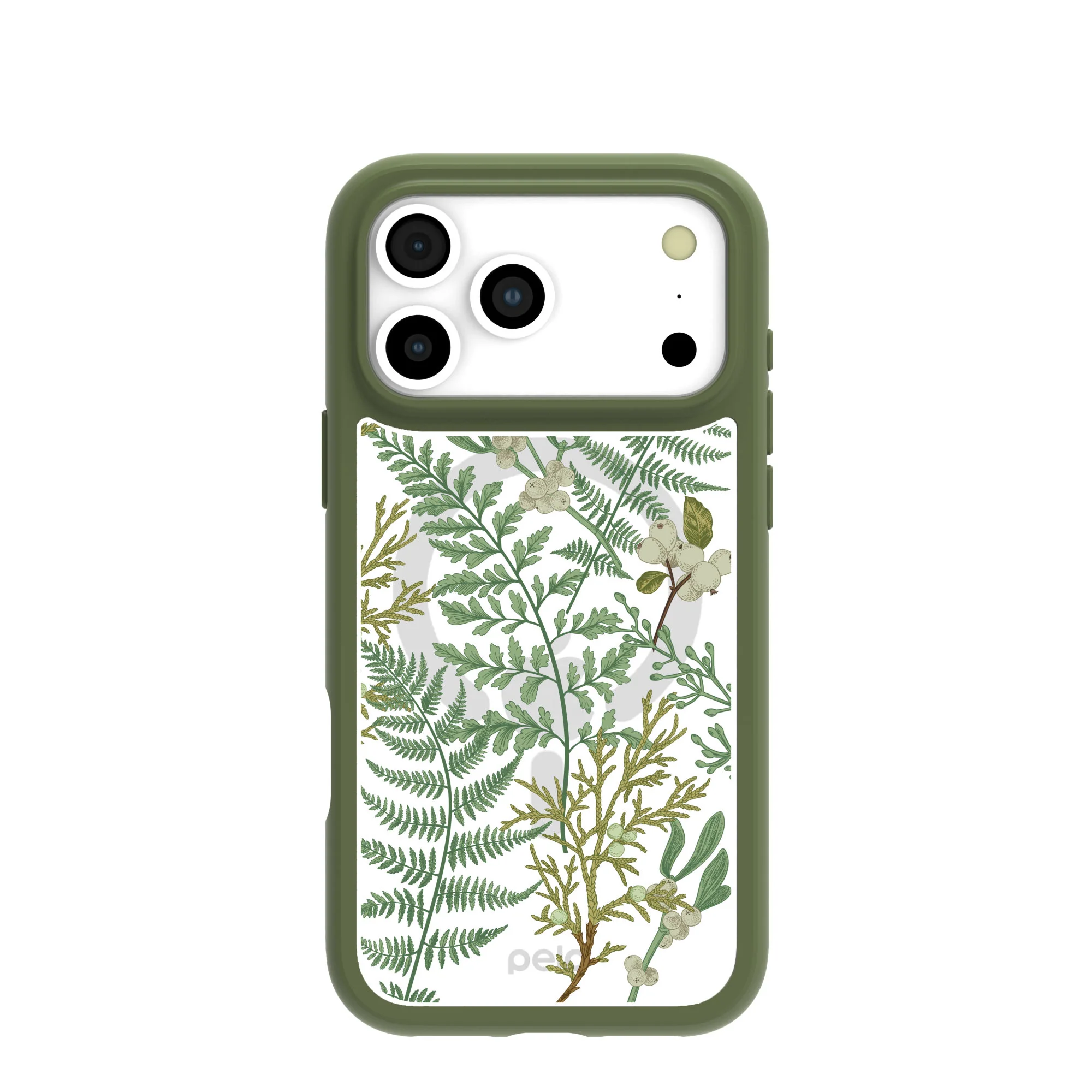 Clear Herbarium iPhone 17 Pro Max Case With Forest Floor Ridge (MagSafe included)