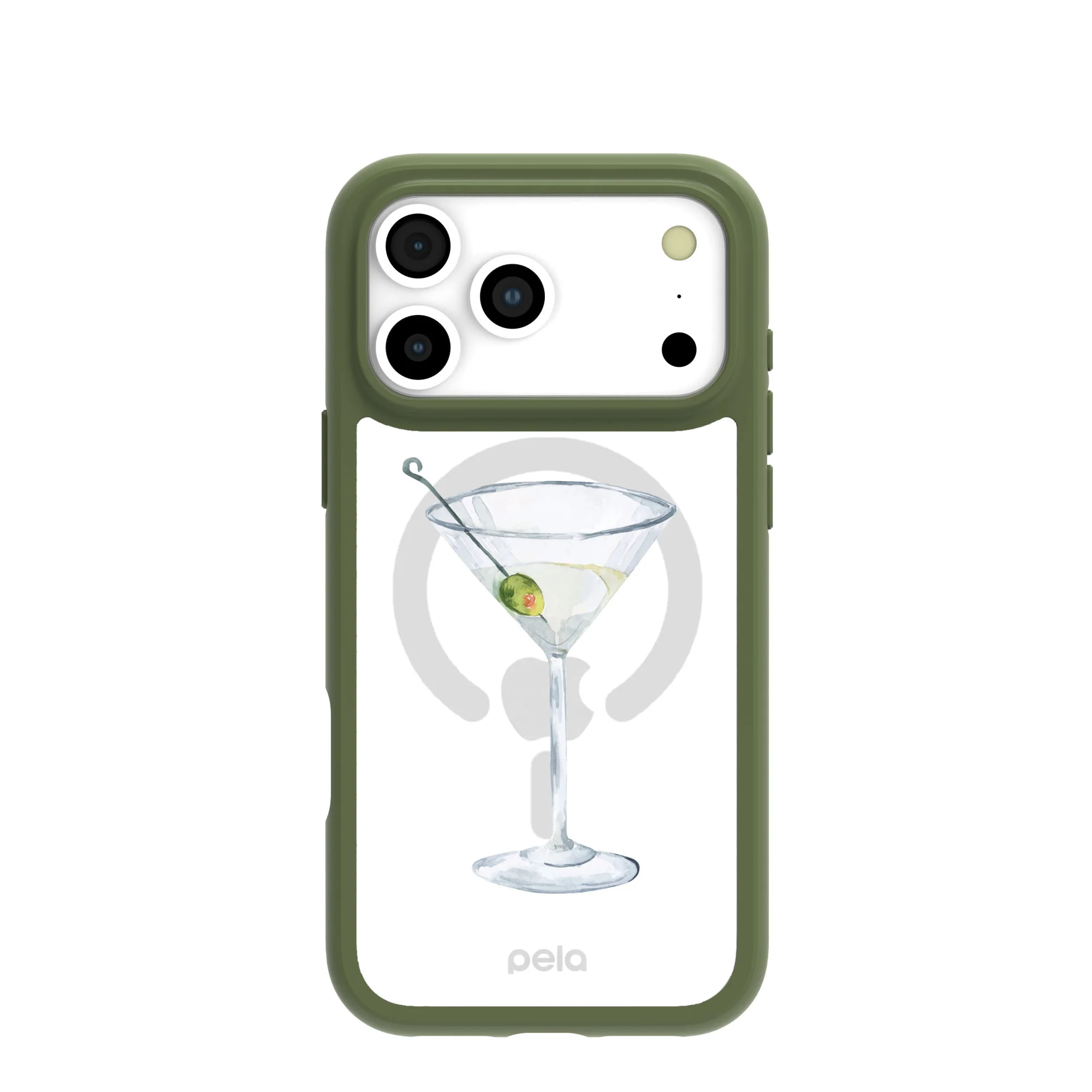 Clear Martini Moment iPhone 17 Pro Max Case With Forest Floor Ridge (MagSafe included)