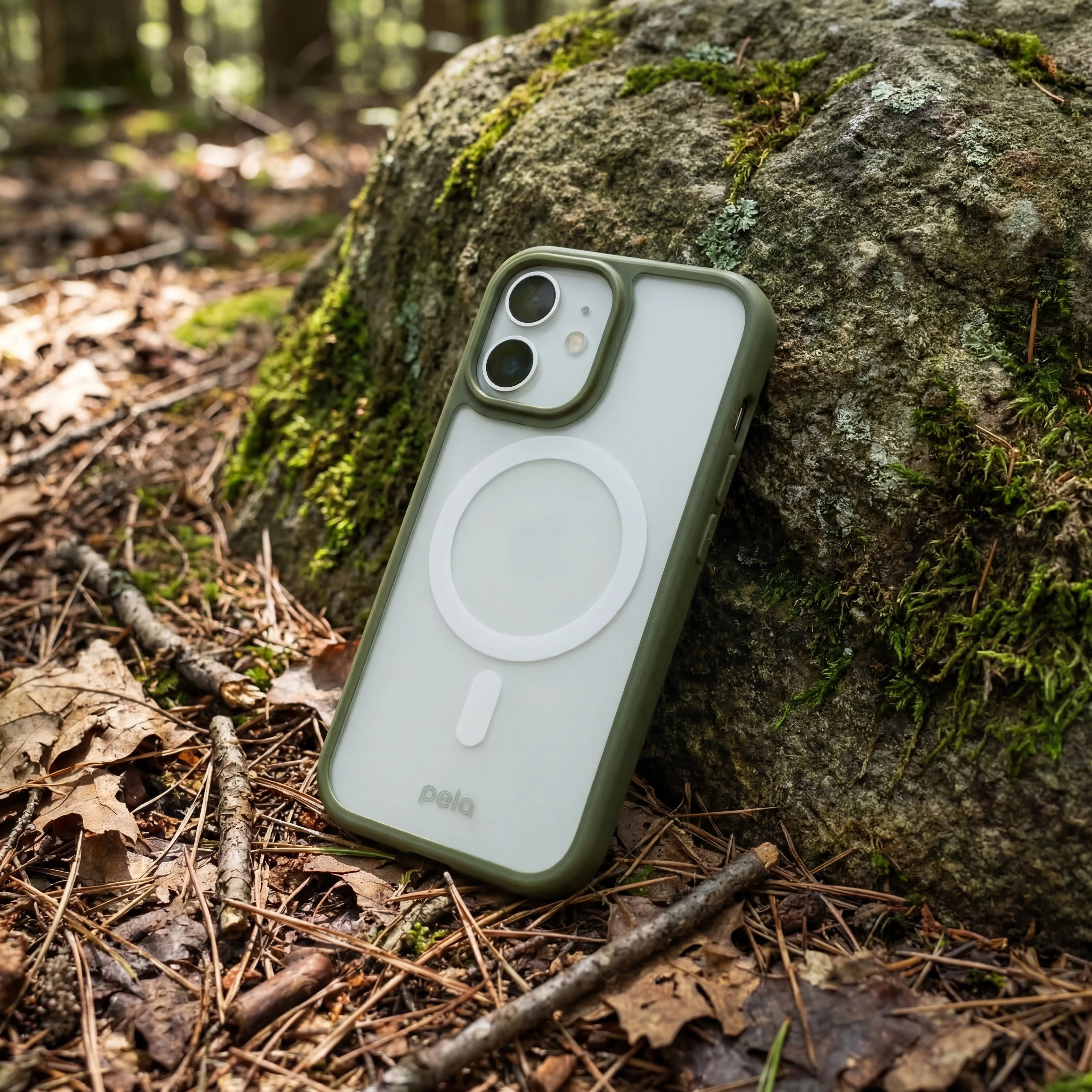 Clear iPhone 17 Case with Forest Floor Ridge (MagSafe Included) - Image 2