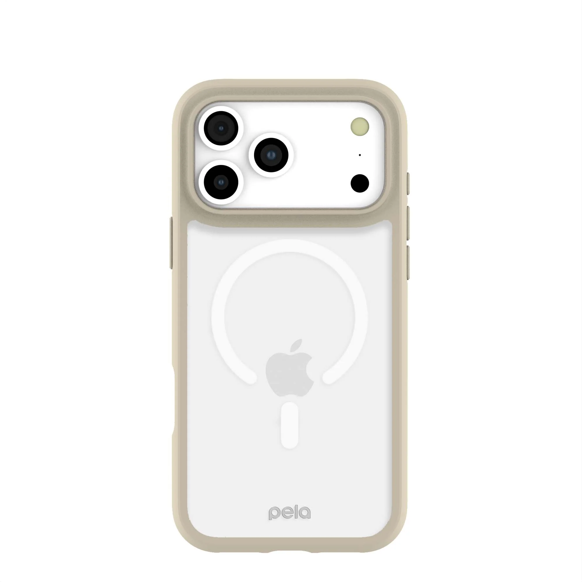 Clear iPhone 17 Pro Max Case with London Fog Ridge (MagSafe Included)