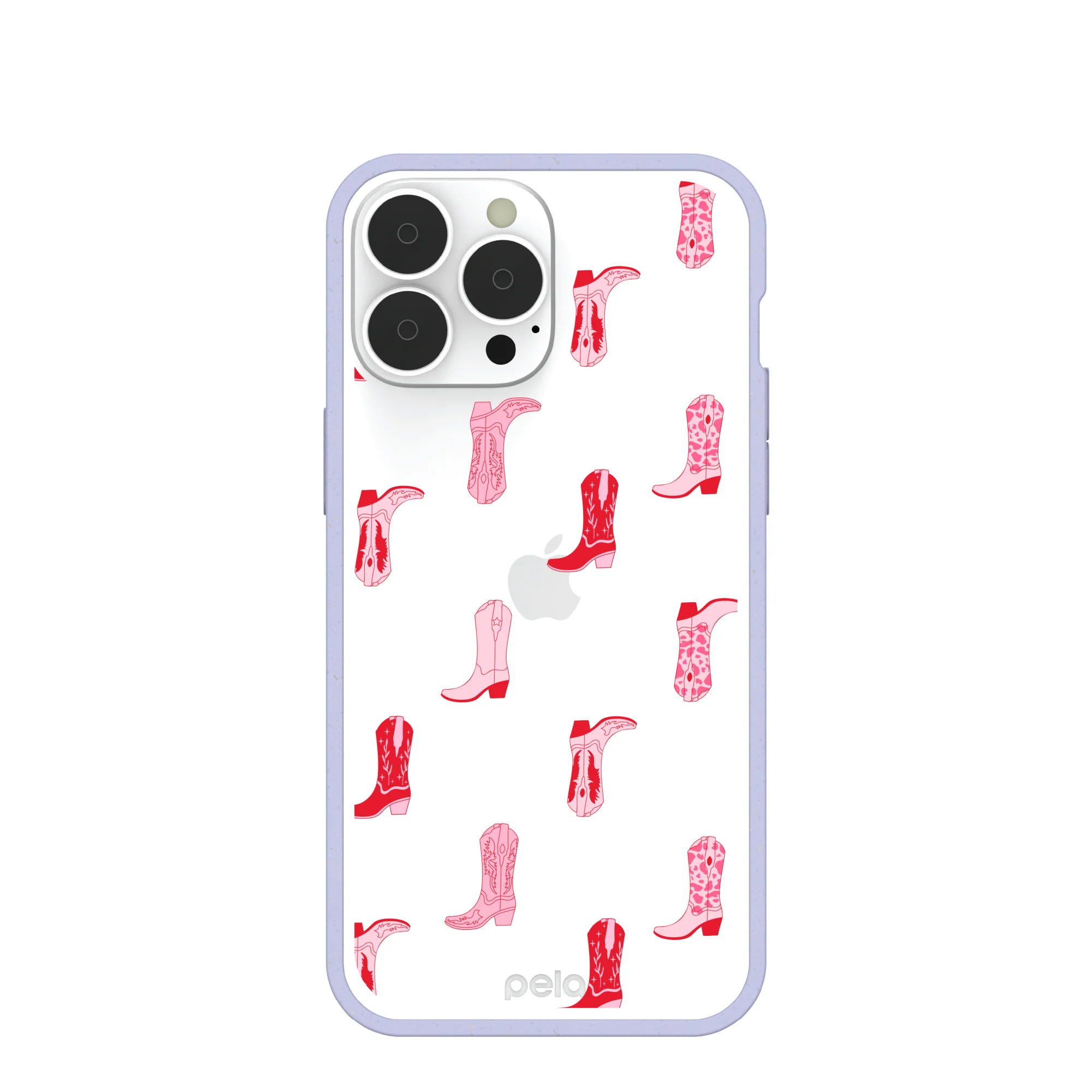 Clear Cowgirl Boots iPhone 13 Pro Max Case With Lavender Ridge