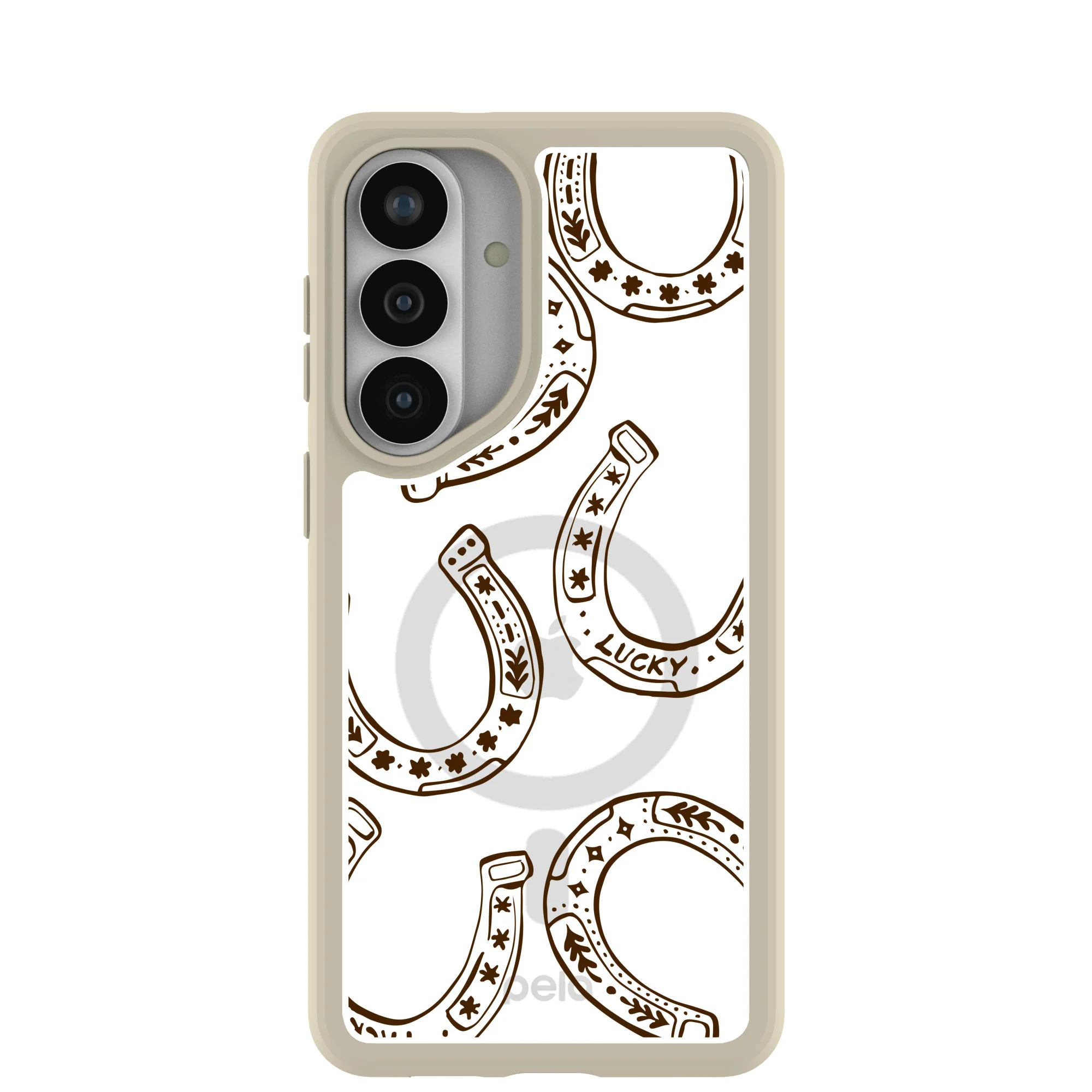 Clear Desert Luck Samsung Galaxy S26+(Plus) Case With London Fog Ridge (Magnetic Charging included)