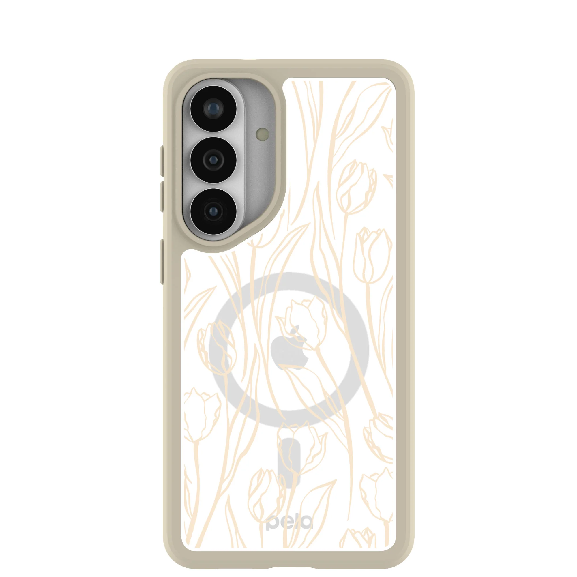 Clear Tulip Dune Samsung Galaxy S26+(Plus) Case With London Fog Ridge (Magnetic Charging included)