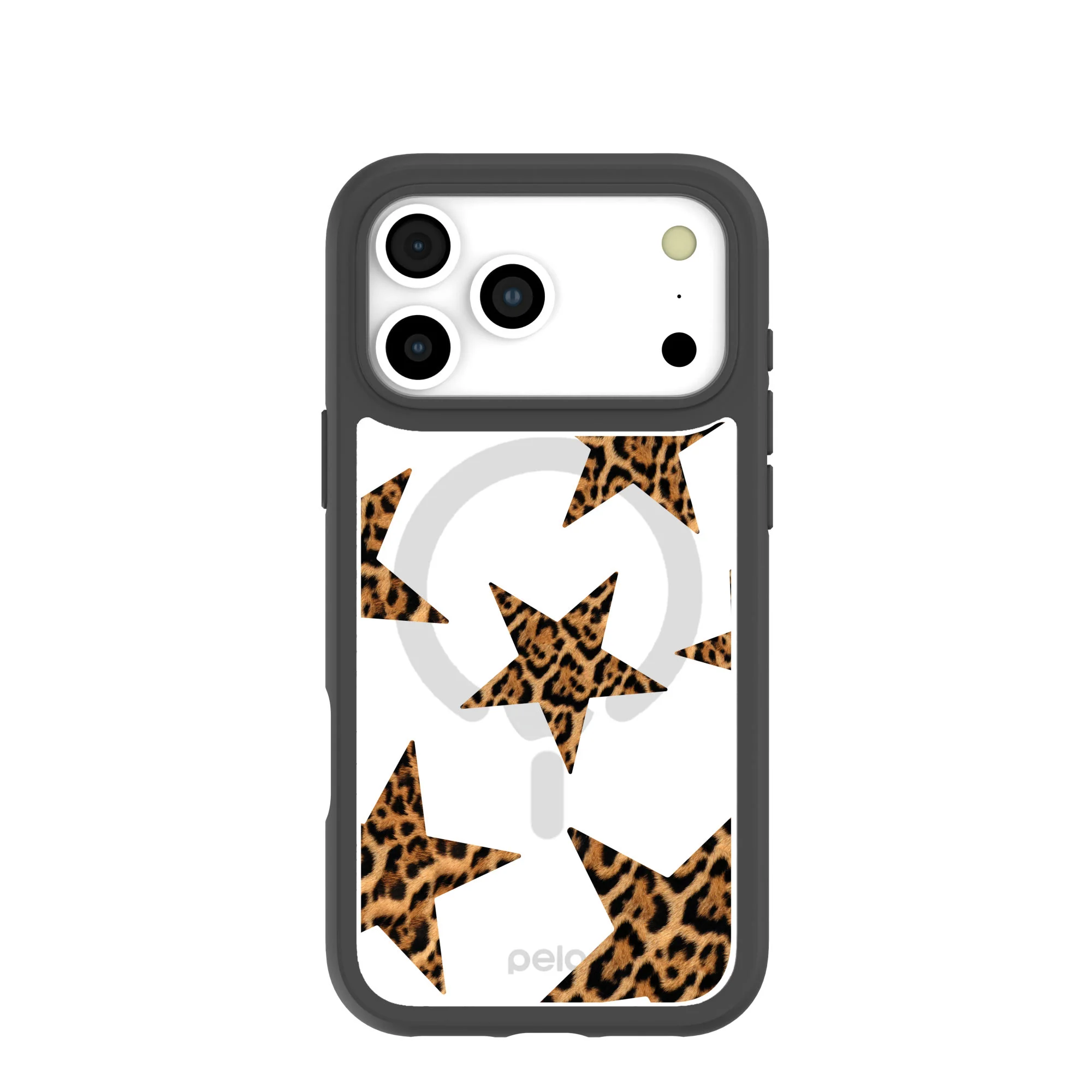 Clear Jaguar Stars iPhone 17 Pro Max Case With Noir Ridge (MagSafe included)