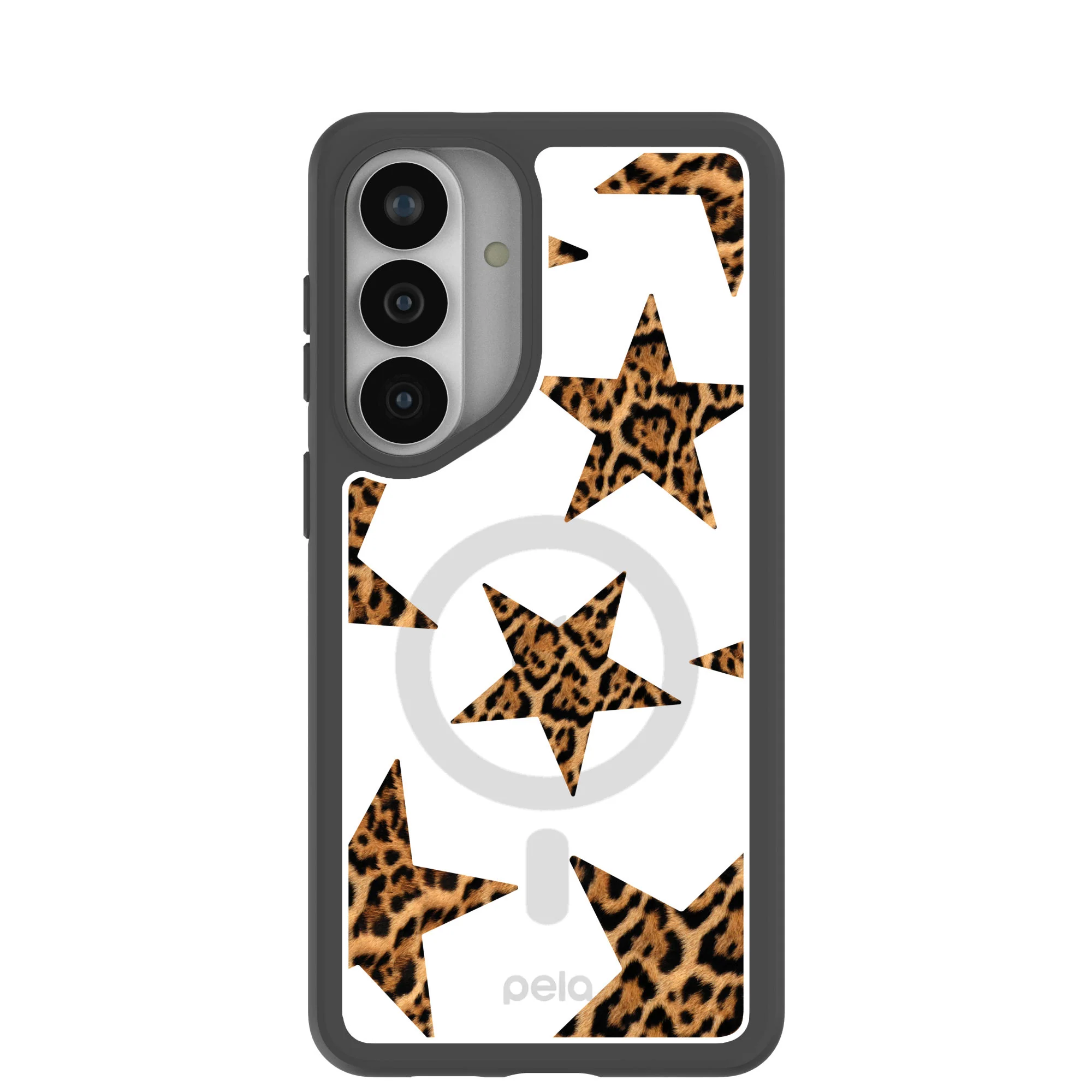 Clear Jaguar Stars Samsung Galaxy S26+(Plus) Case With Noir Ridge (Magnetic Charging included)