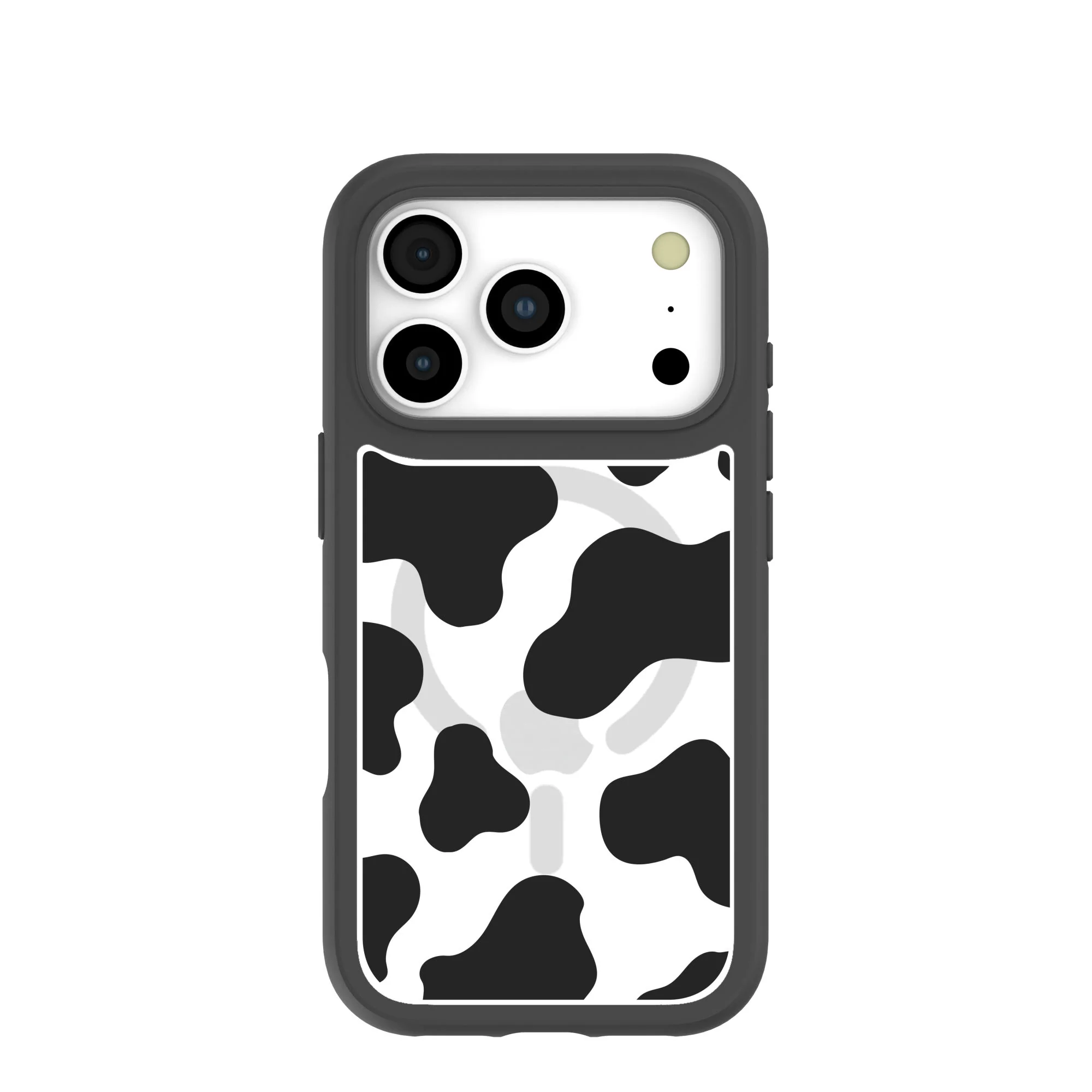 Clear Moo Mood iPhone 17 Pro Case With Noir Ridge (MagSafe included)