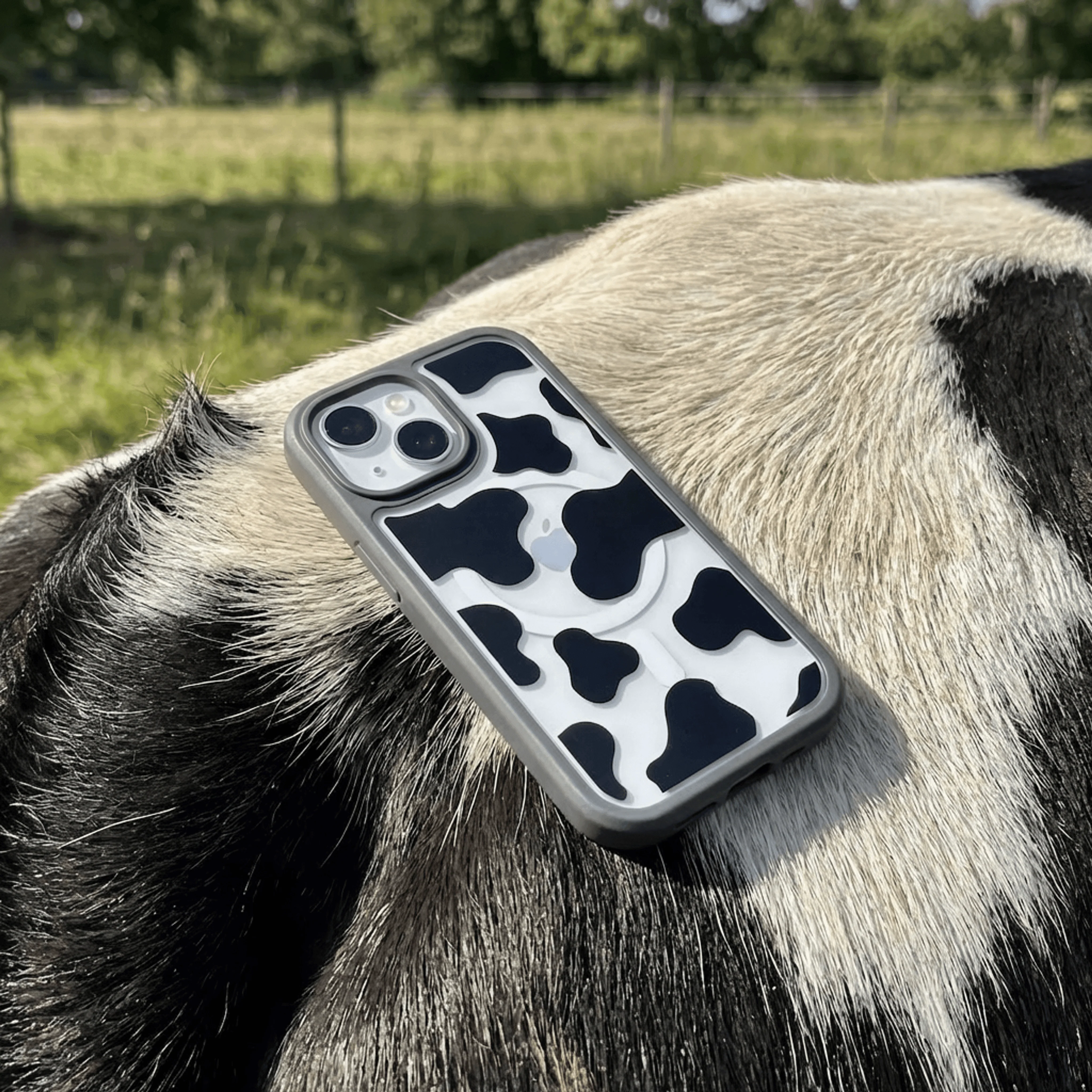 Clear Moo Mood iPhone Air Case With Noir Ridge (MagSafe included) - Image 2
