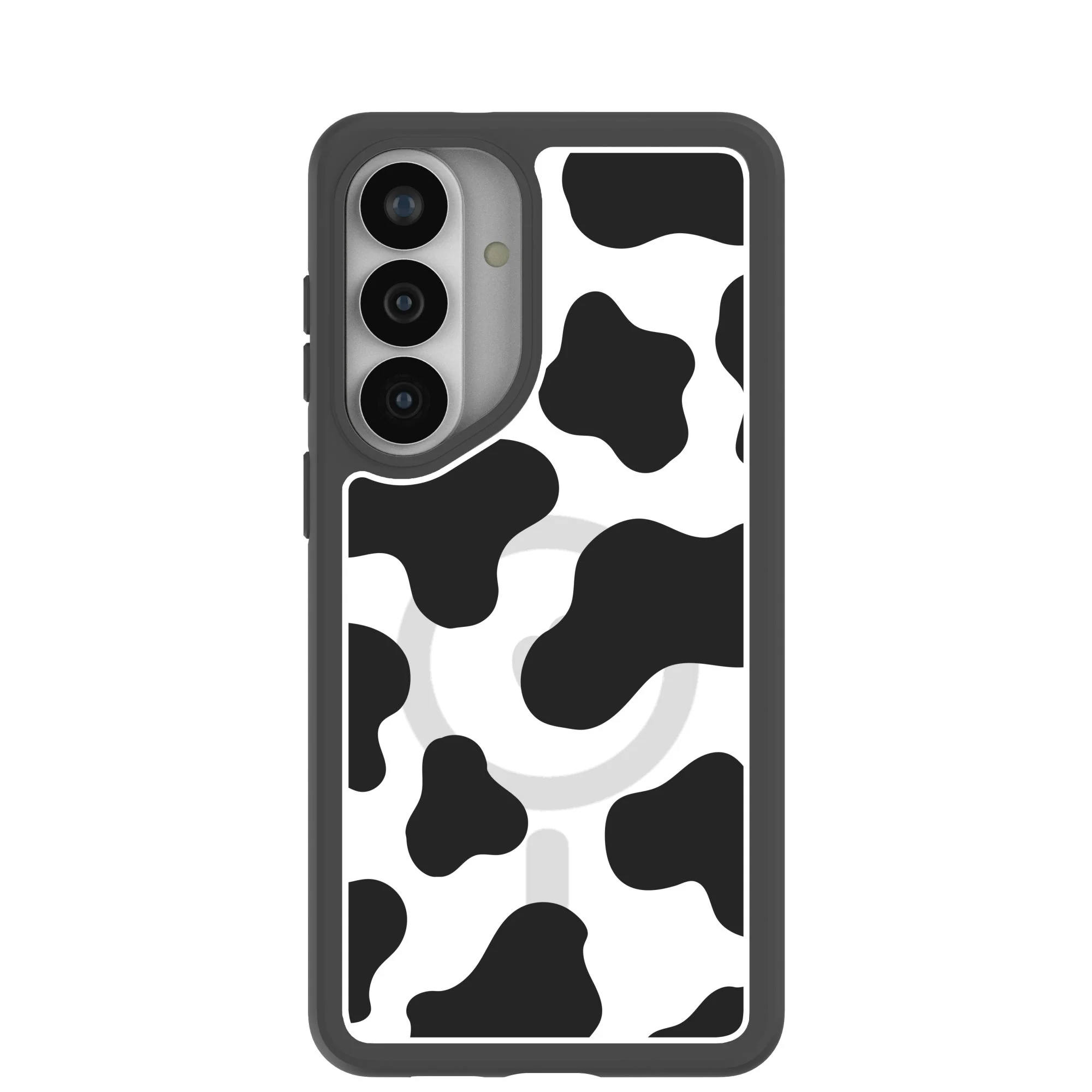 Clear Moo Mood Samsung Galaxy S26+(Plus) Case With Noir Ridge (Magnetic Charging included)