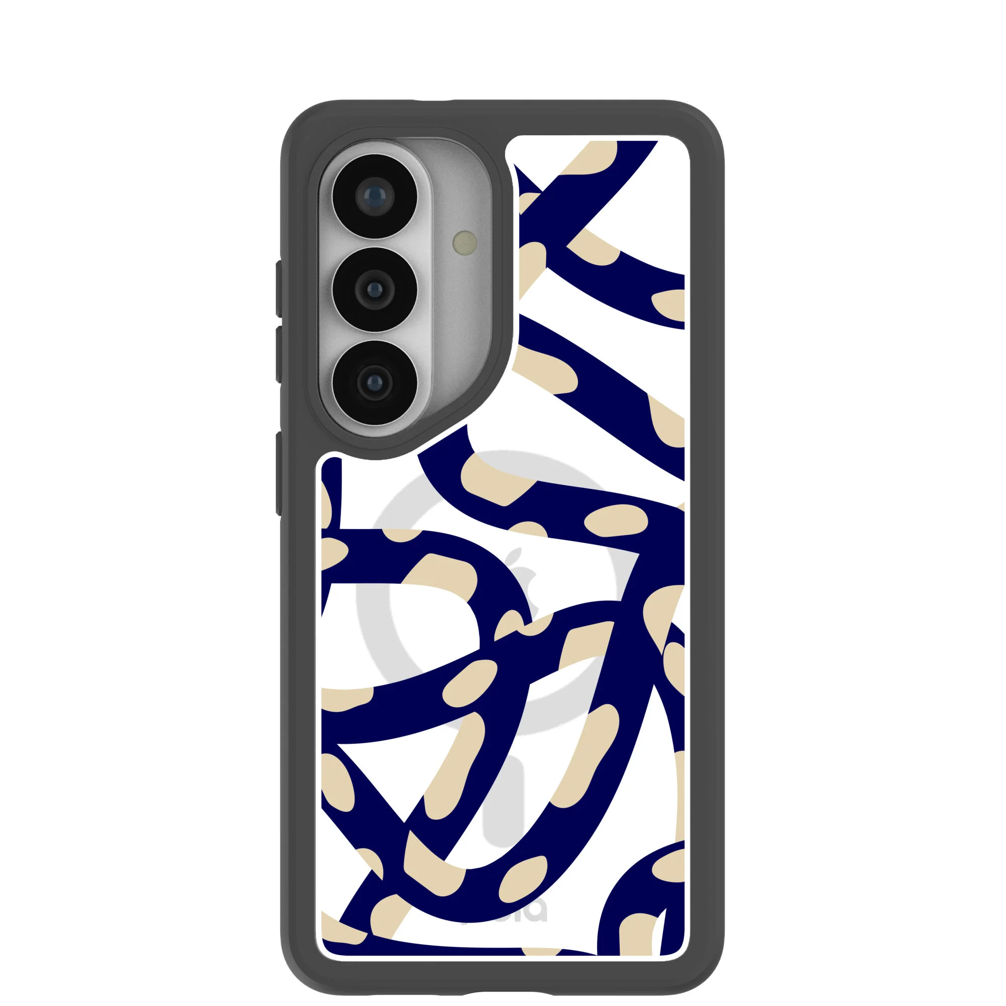 Clear Noodles Samsung Galaxy S26 Case With Noir Ridge (Magnetic Charging included)