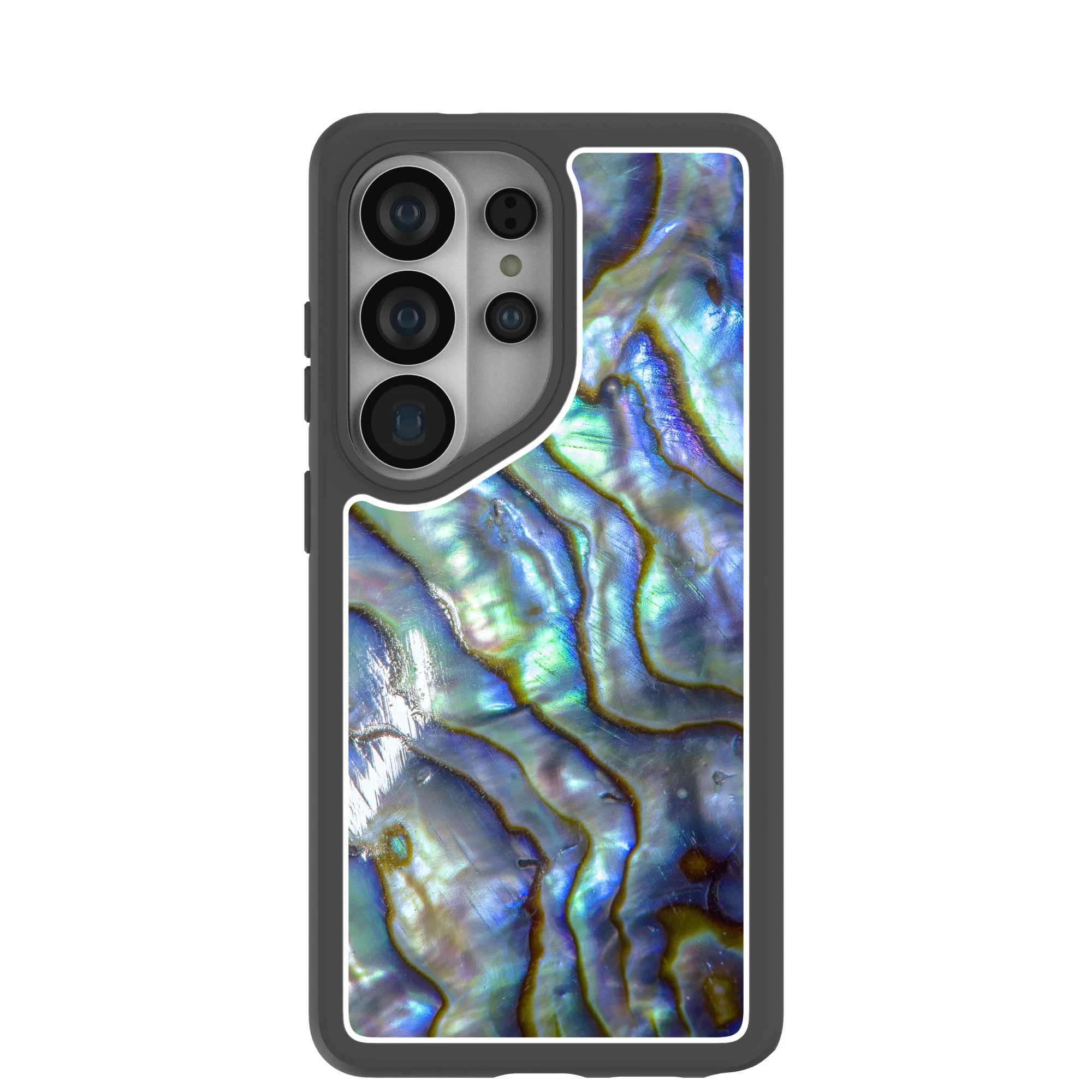 Clear Opal Tide Samsung Galaxy S26 Ultra Case With Noir Ridge (Magnetic Charging included)