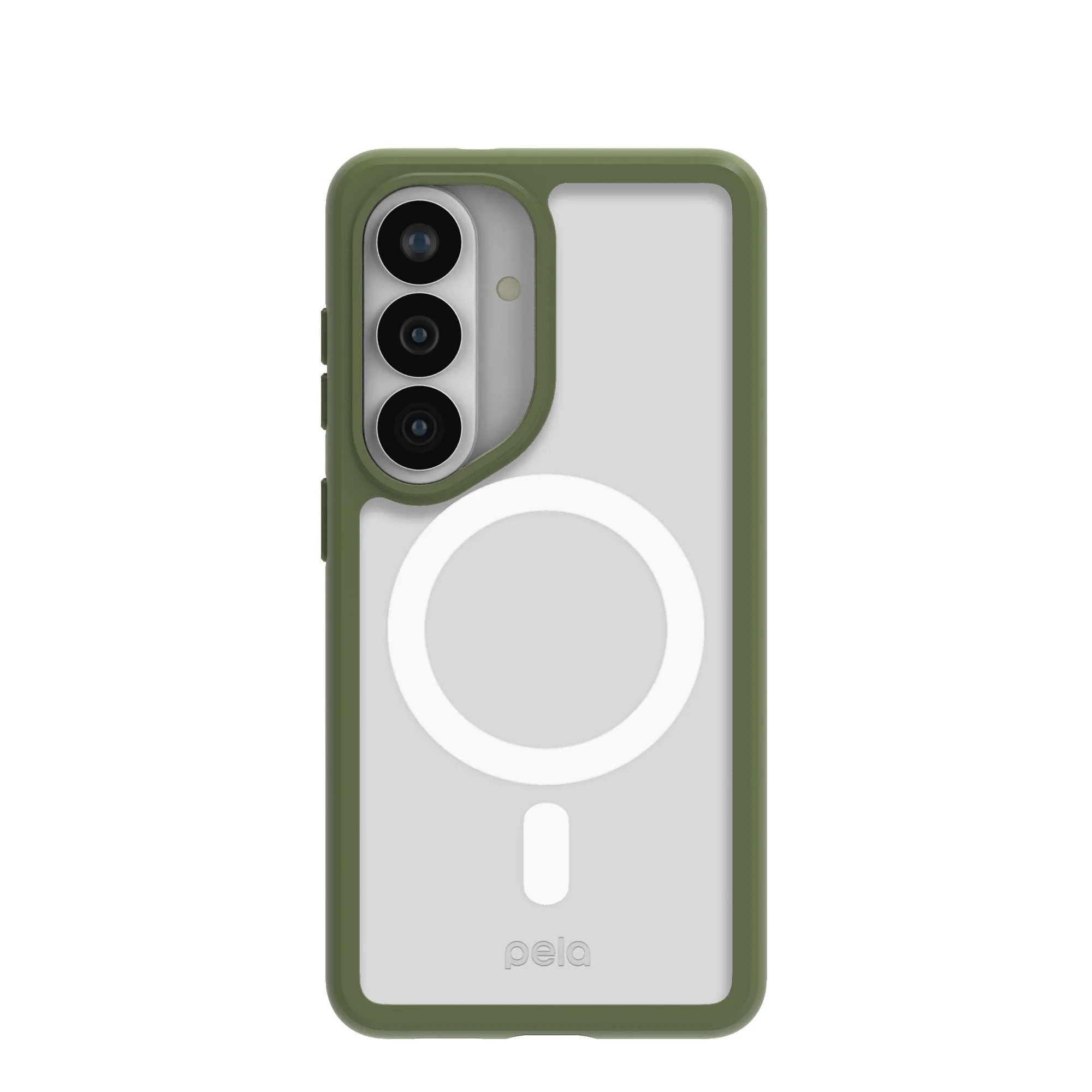 Clear Samsung Galaxy S26 Case with Forest Floor Ridge (Magnetic Charging Included)