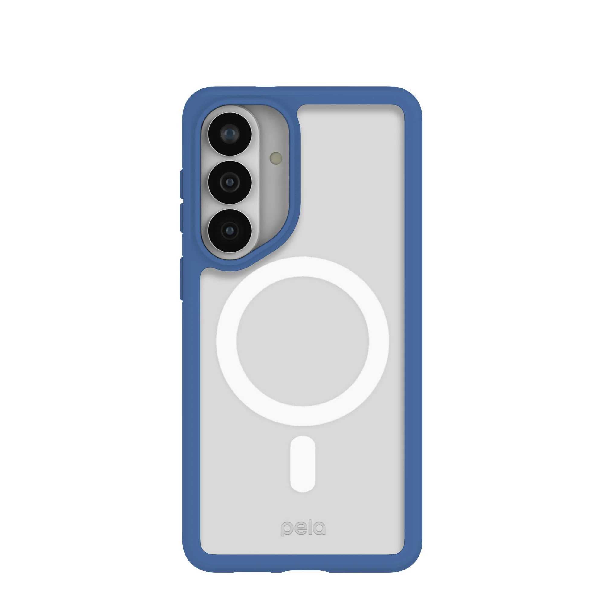 Clear Samsung Galaxy S26+(Plus) Case with True Blue Ridge (Magnetic Charging Included)