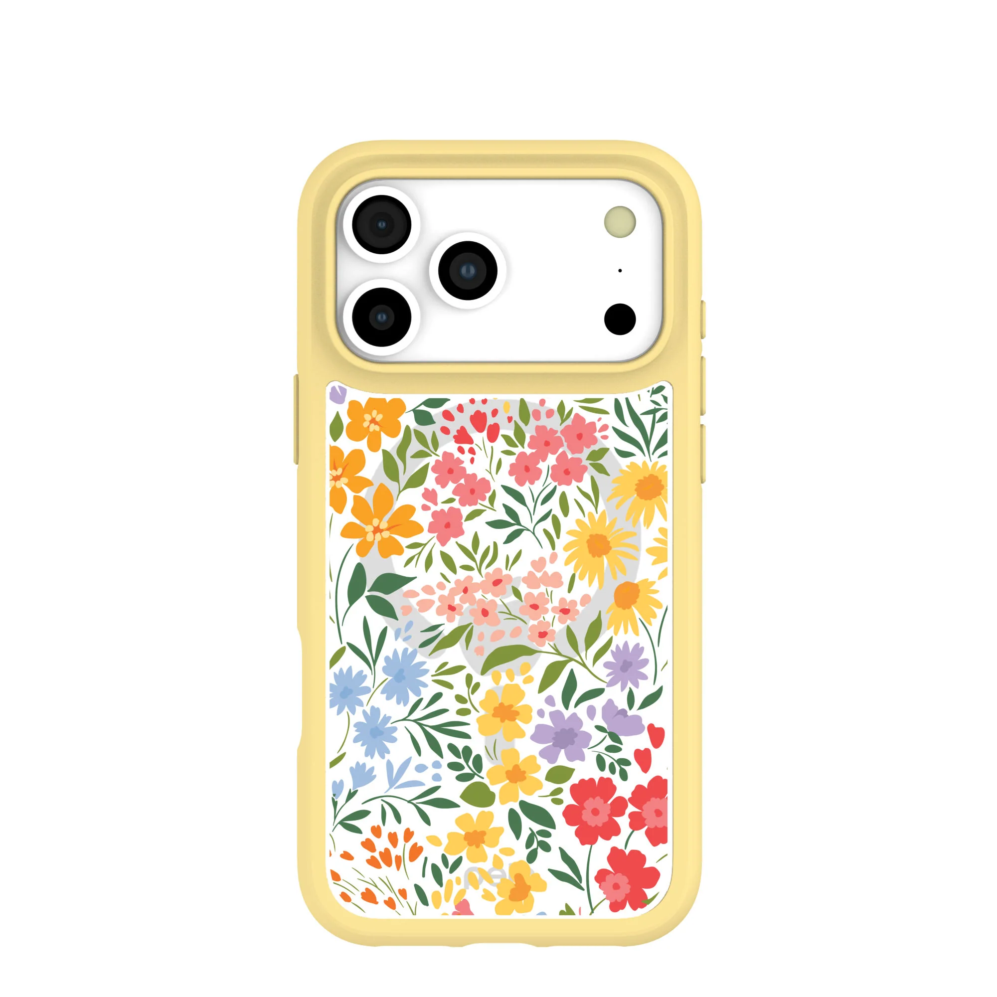 Clear Blooming Wild iPhone 17 Pro Max Case With Sunbeam Ridge (MagSafe included)