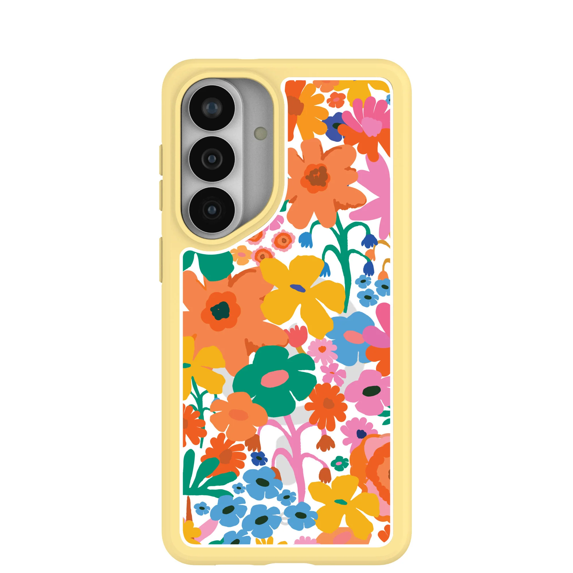 Clear Bright Spring Samsung Galaxy S26+(Plus) Case With Sunbeam Ridge (Magnetic Charging included)