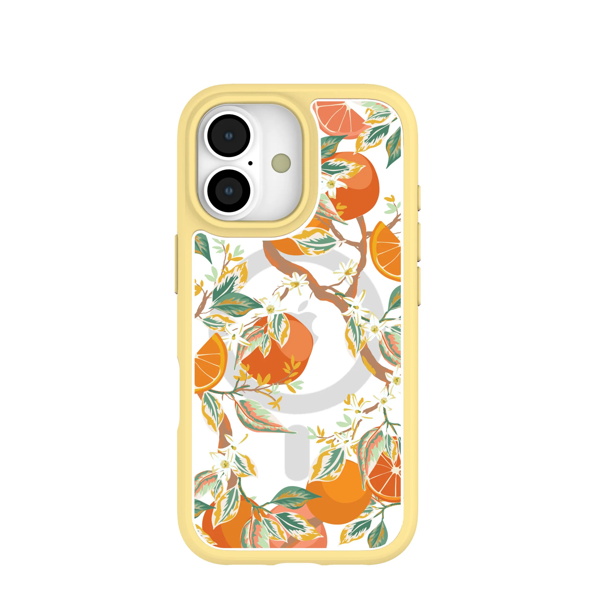 Clear Citrus Blooms iPhone 17 Case With Sunbeam Ridge (MagSafe included)
