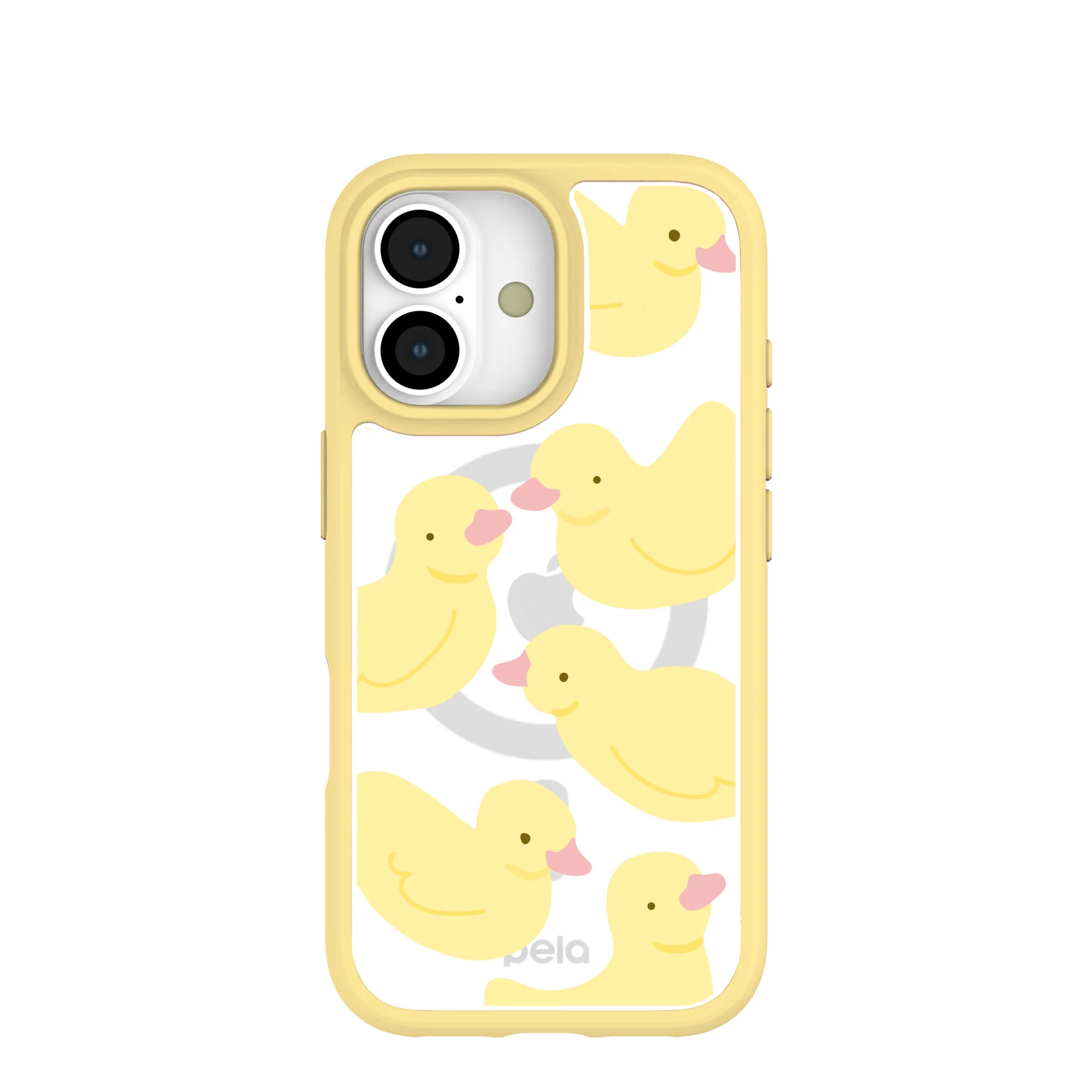 Clear Ducks iPhone 17 Case With Sunbeam Ridge (MagSafe included)