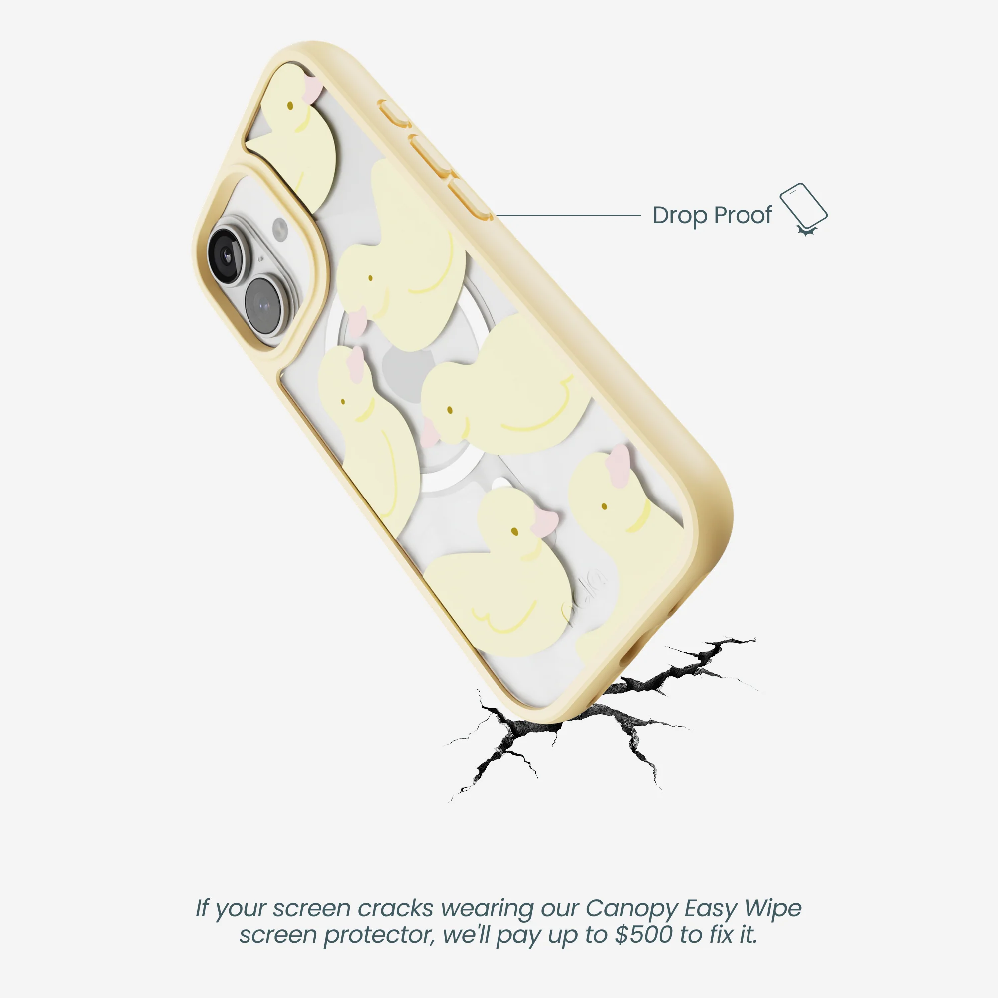 Clear Ducks iPhone 17 Case With Sunbeam Ridge (MagSafe included) - Image 5