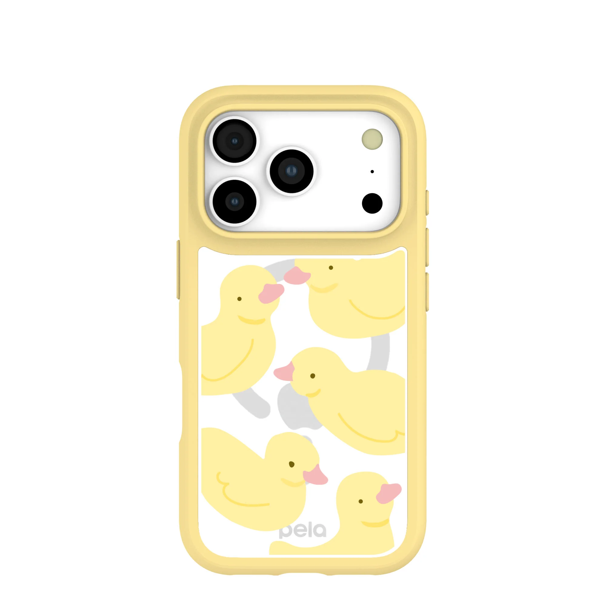 Clear Ducks iPhone 17 Pro Case With Sunbeam Ridge (MagSafe included)