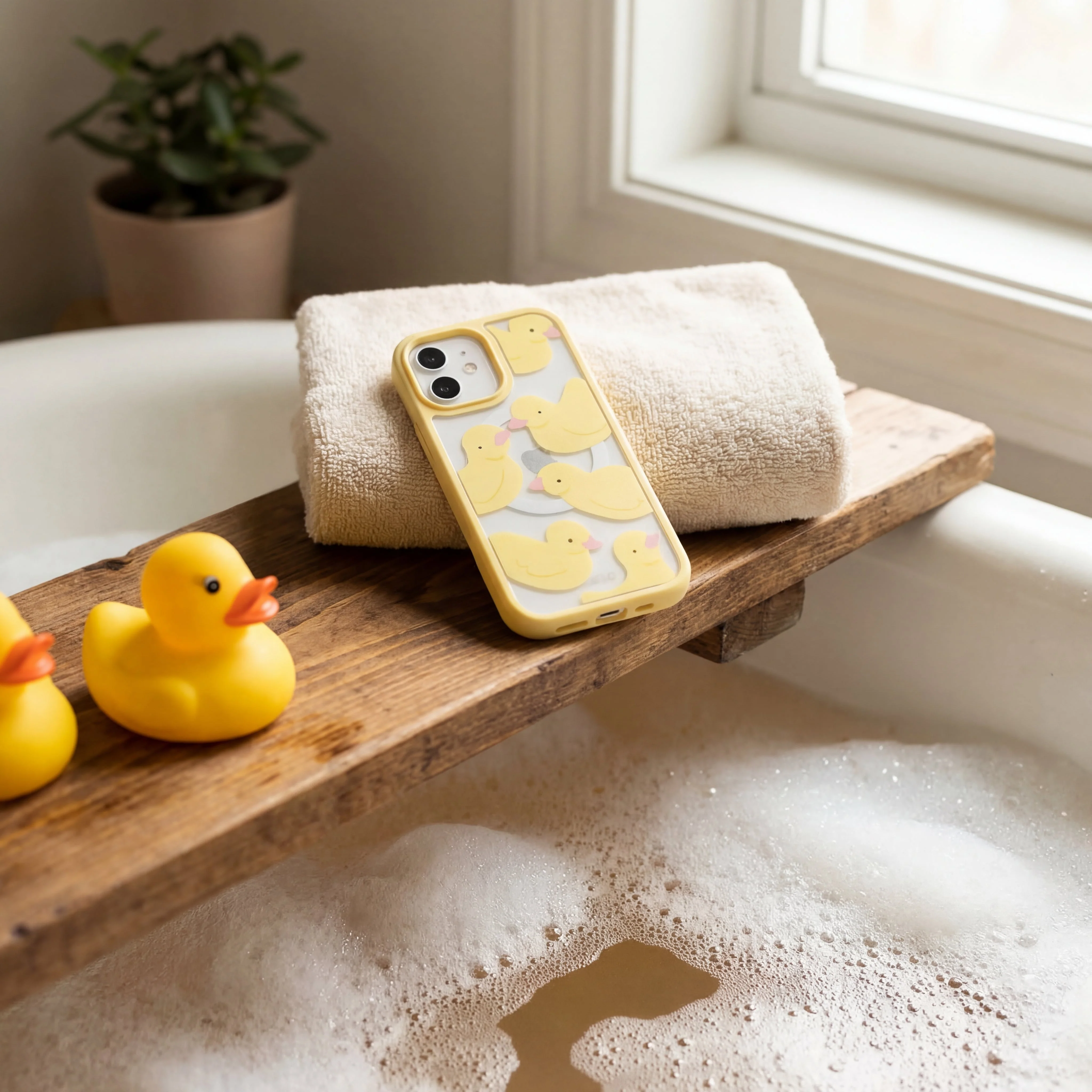 Clear Ducks iPhone Air Case With Sunbeam Ridge (MagSafe included) - Image 2