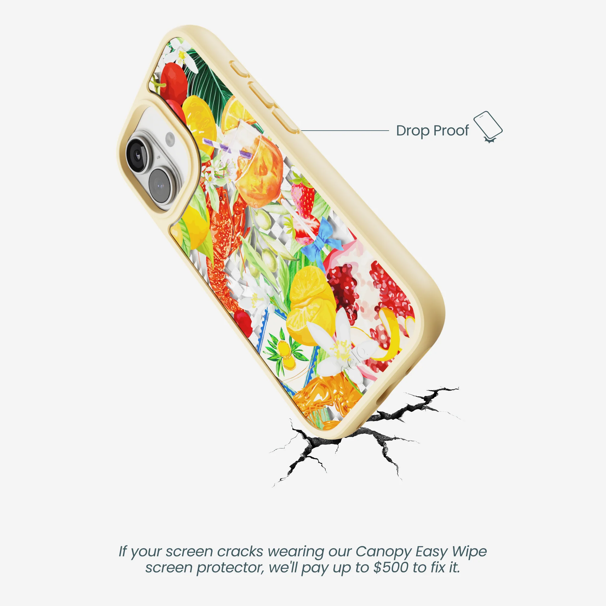 Clear Mediterranean Summers iPhone 17 Case With Sunbeam Ridge (MagSafe included) - Image 5