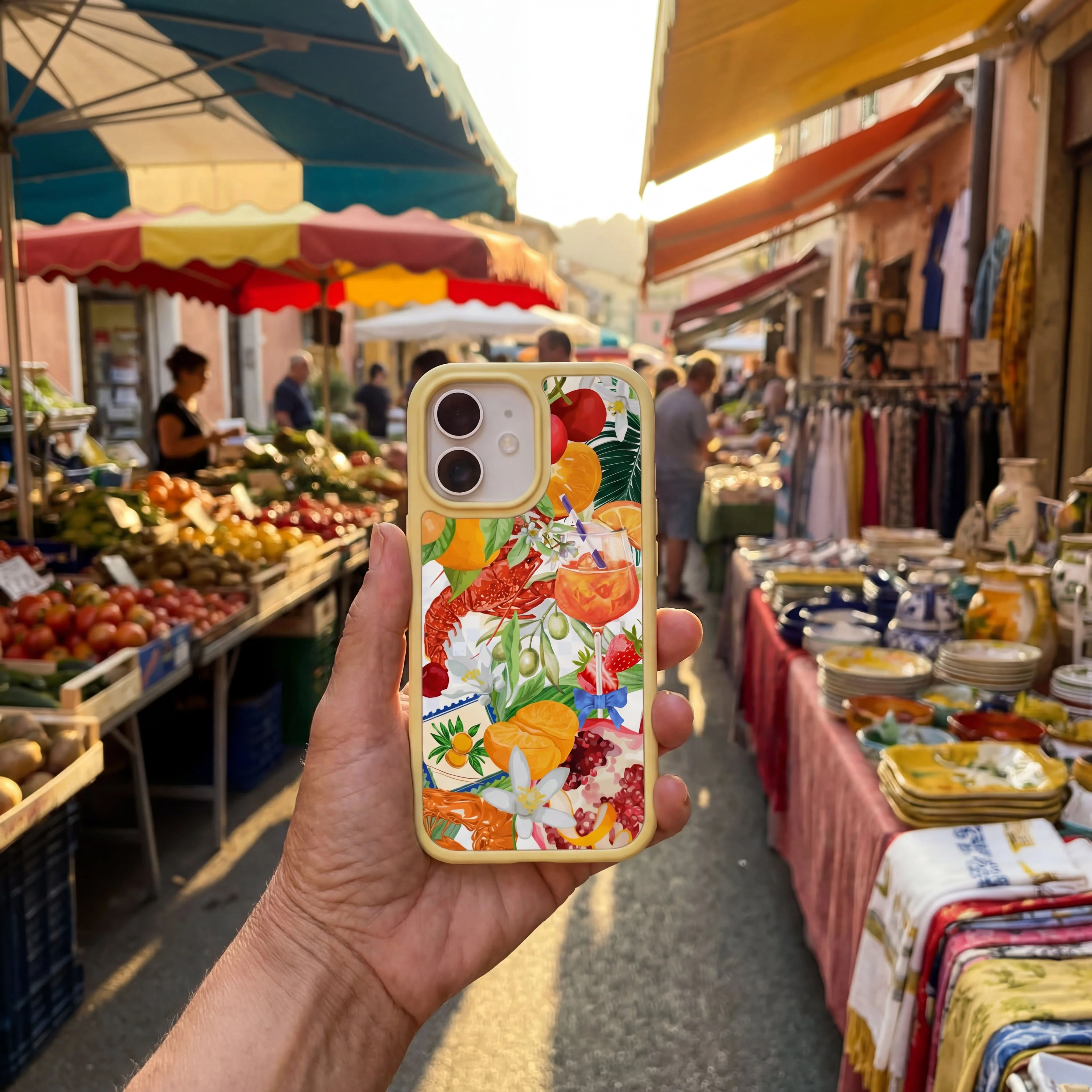 Clear Mediterranean Summers iPhone Air Case With Sunbeam Ridge (MagSafe included) - Image 2