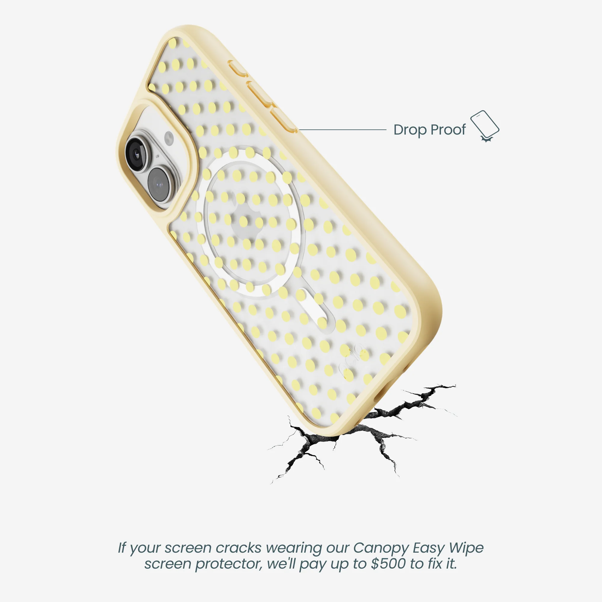Clear Sunny Spots iPhone 17 Case With Sunbeam Ridge (MagSafe included) - Image 5