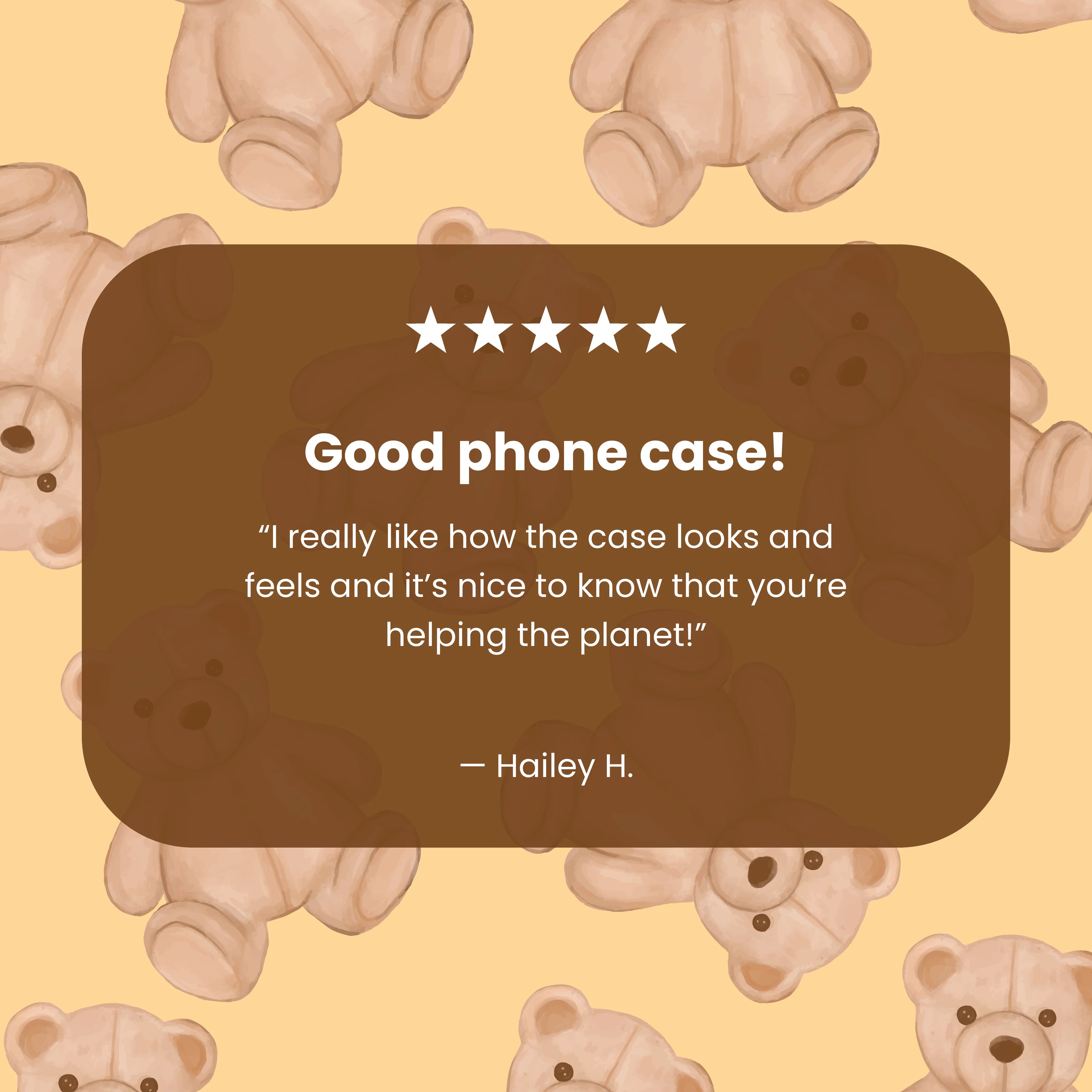 Clear Teddy Love iPhone 17 Pro Max Case With Sunbeam Ridge (MagSafe included) - Image 4