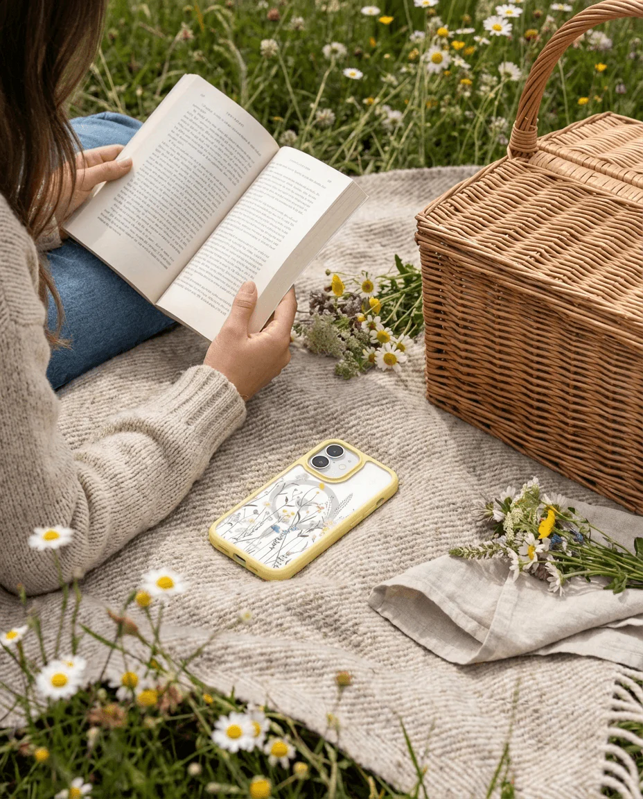 Clear Wanderflora iPhone Air Case With Sunbeam Ridge (MagSafe included) - Image 2