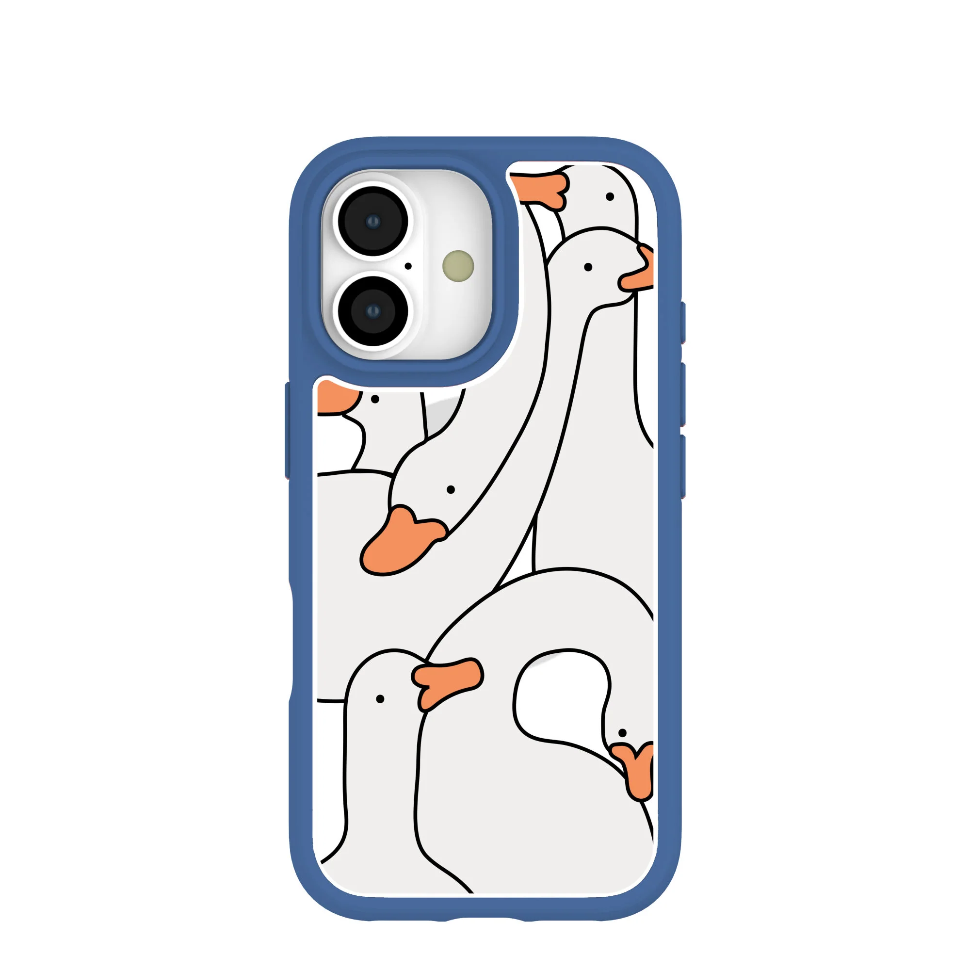Clear Silly Goose iPhone 17 Case With True Blue Ridge (MagSafe included)