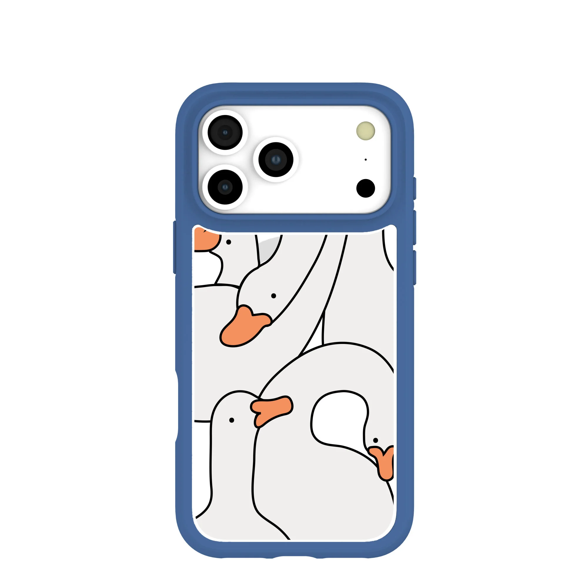 Clear Silly Goose iPhone 17 Pro Max Case With True Blue Ridge (MagSafe included)