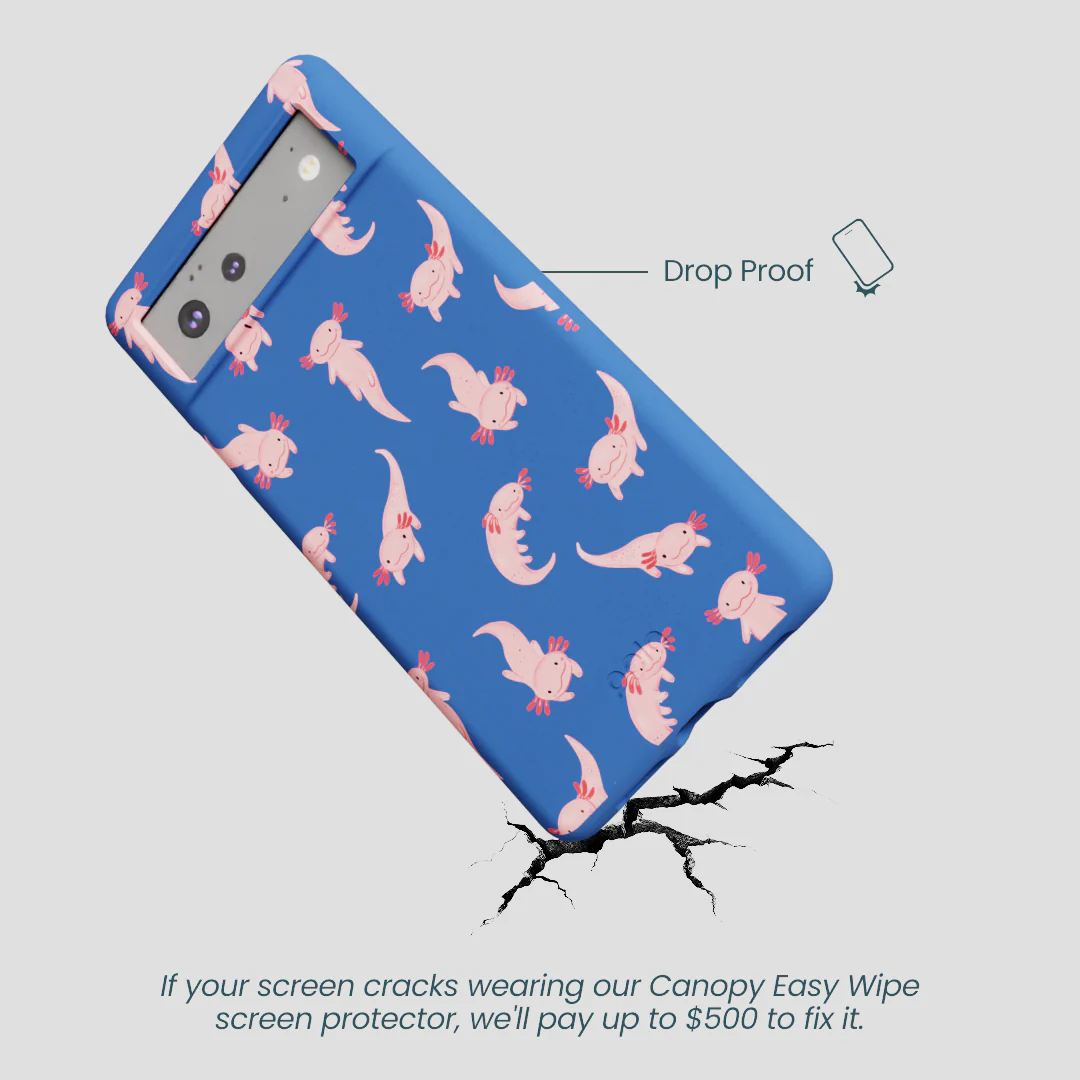 Electric Blue Axolotls Google Pixel 6 Case - Image 5