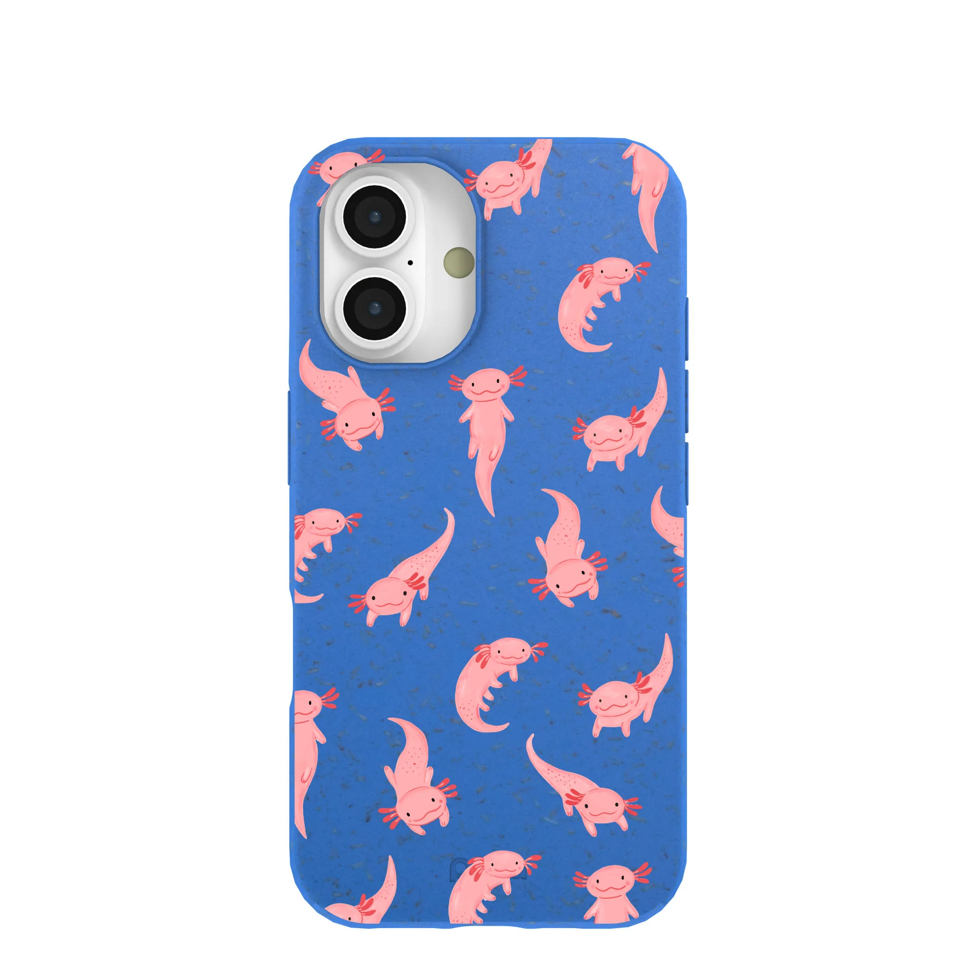 Electric Blue Axolotls iPhone 16 Case