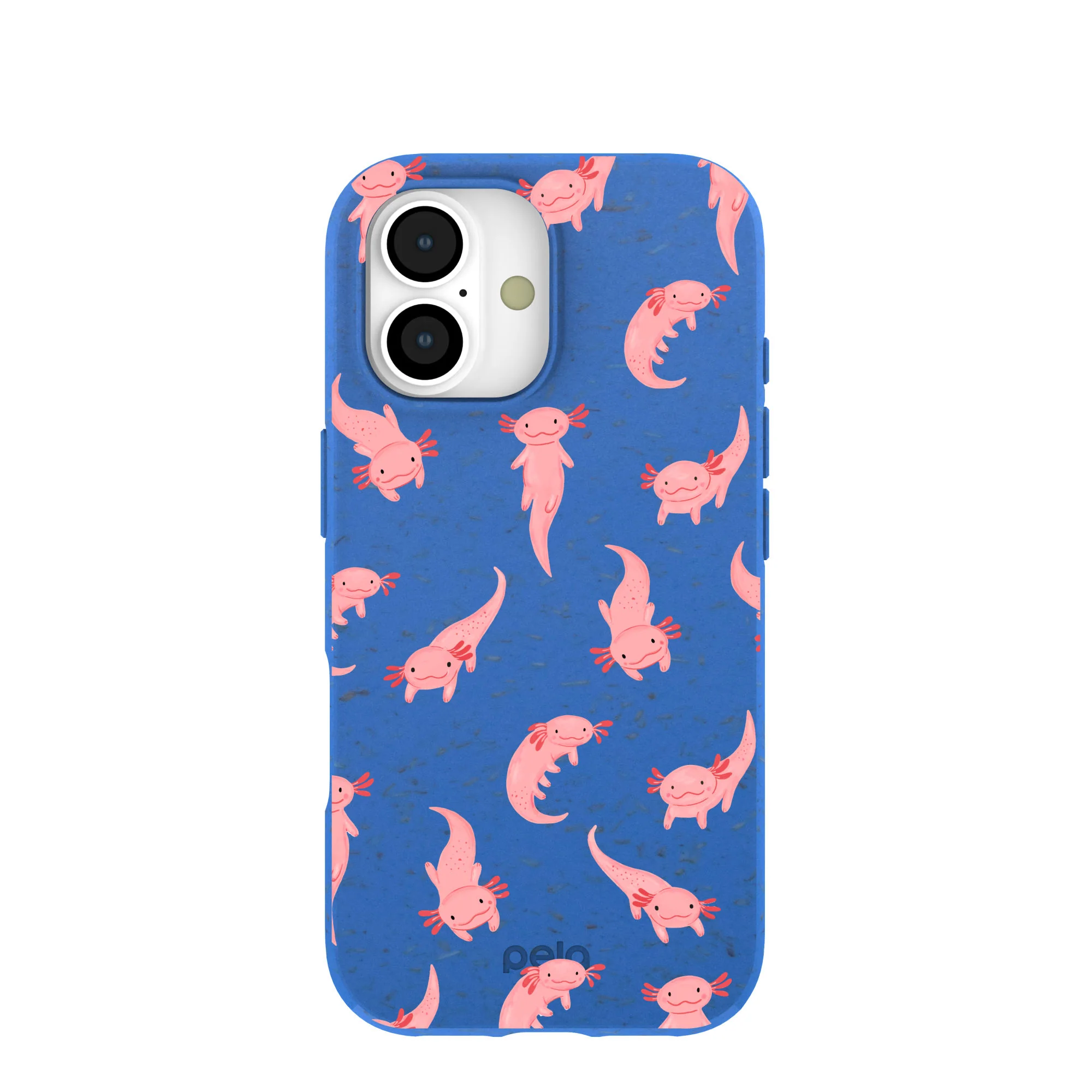 Electric Blue Axolotls iPhone 17 Case