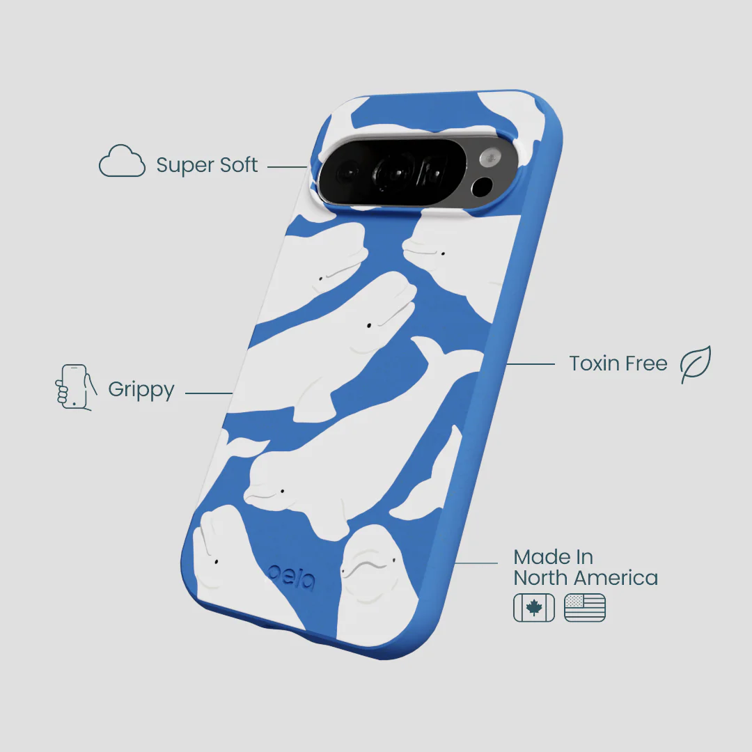 Electric Blue Belugas Google Pixel 10/10 Pro Case - Image 4