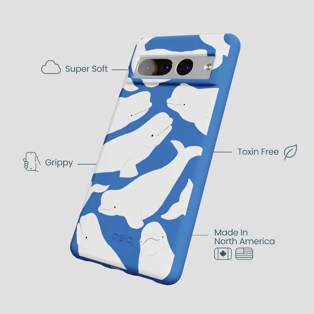 Electric Blue Belugas Google Pixel 7 Pro Case - Image 4