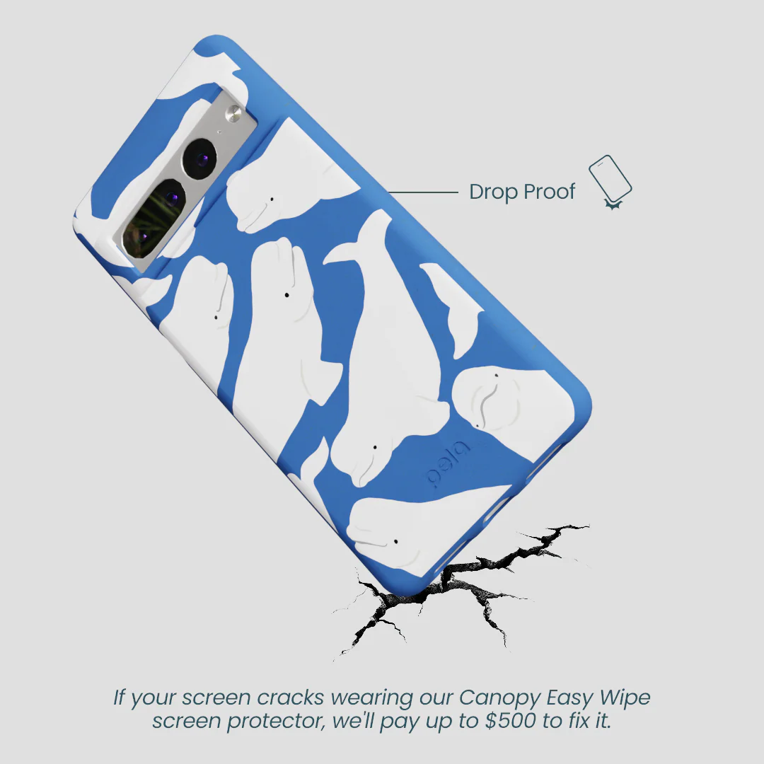 Electric Blue Belugas Google Pixel 7 Pro Case - Image 5