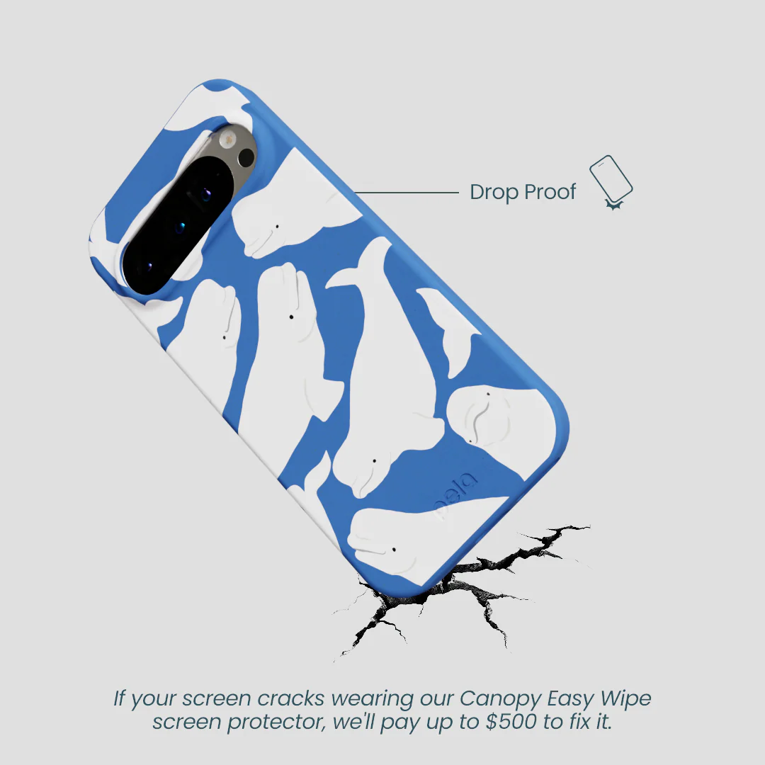 Electric Blue Belugas Google Pixel 9/9 Pro Case - Image 5