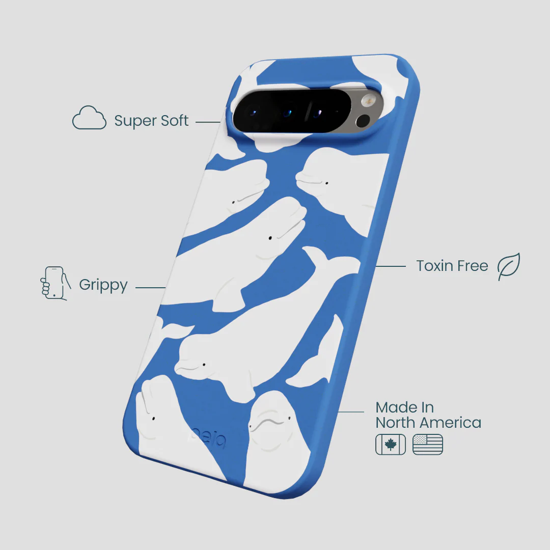 Electric Blue Belugas Google Pixel 9 Pro XL Case - Image 4