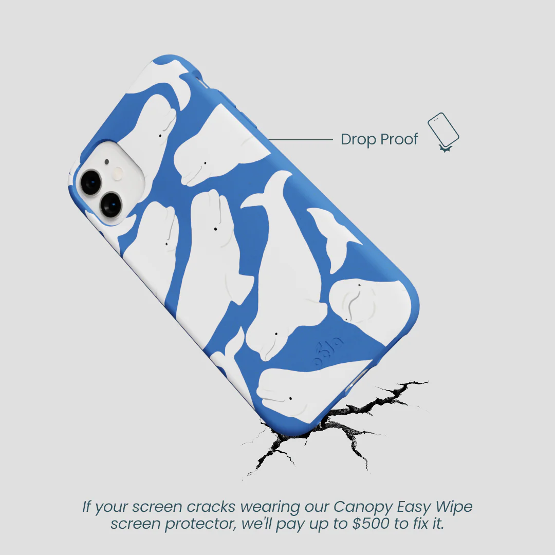 Electric Blue Belugas iPhone 11 Case - Image 5