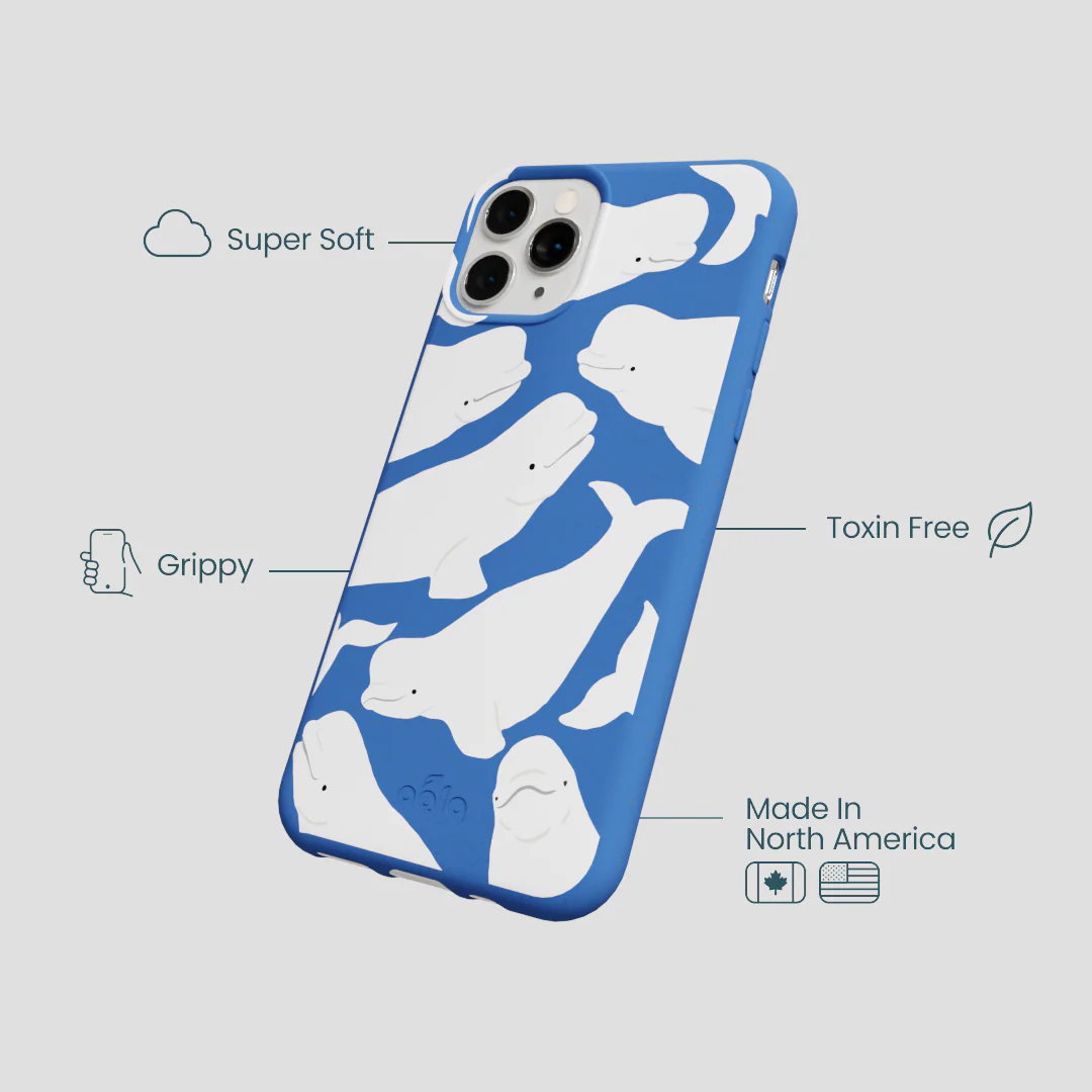 Electric Blue Belugas iPhone 11 Pro Case - Image 4